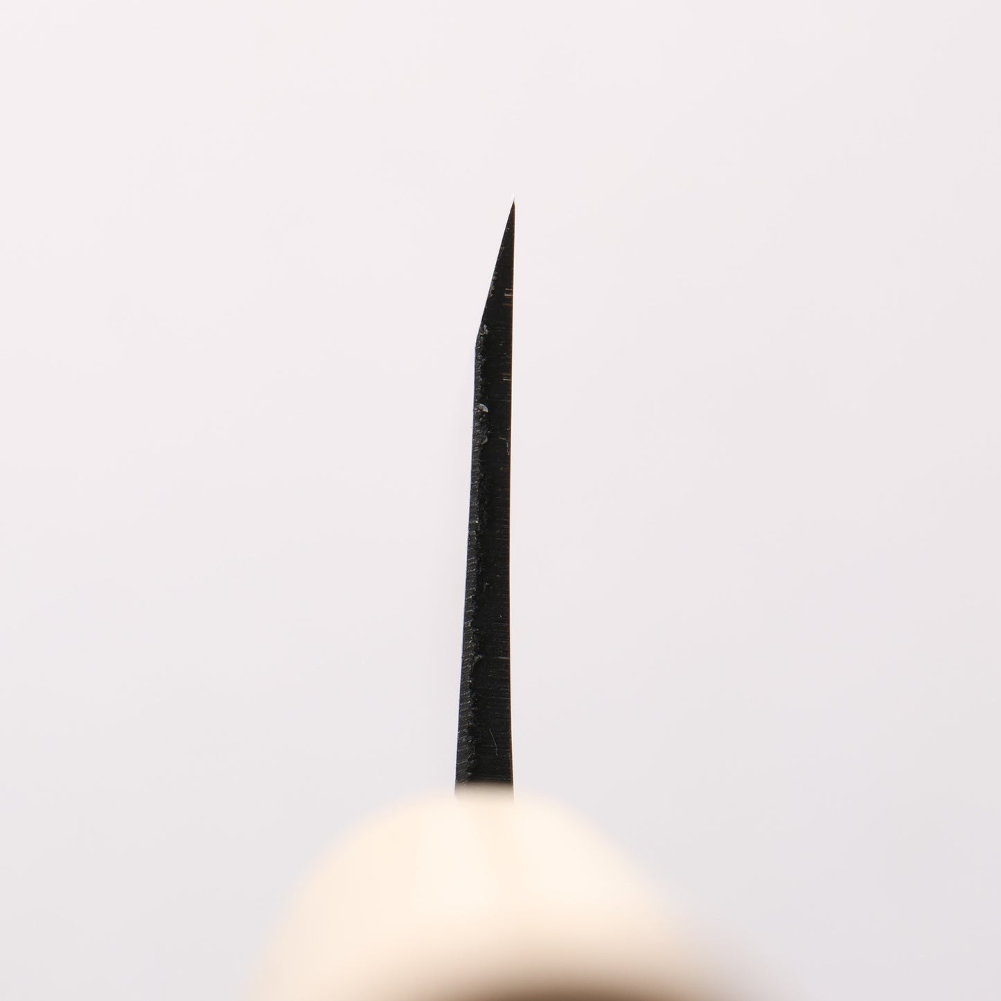 中新田 白ニ鋼 黒 出刃包丁 120mm 朴柄 - 清助刃物