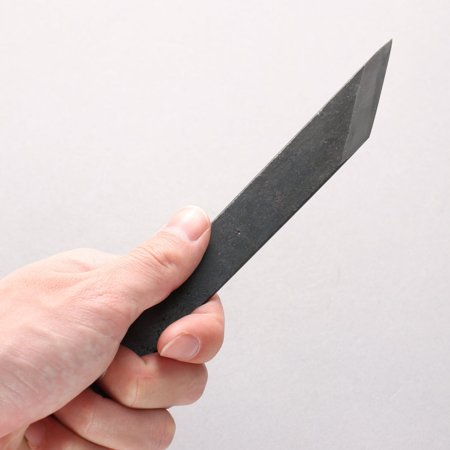 源 昭忠 青紙 黒仕上げ 切出し 21.6mm - 清助刃物