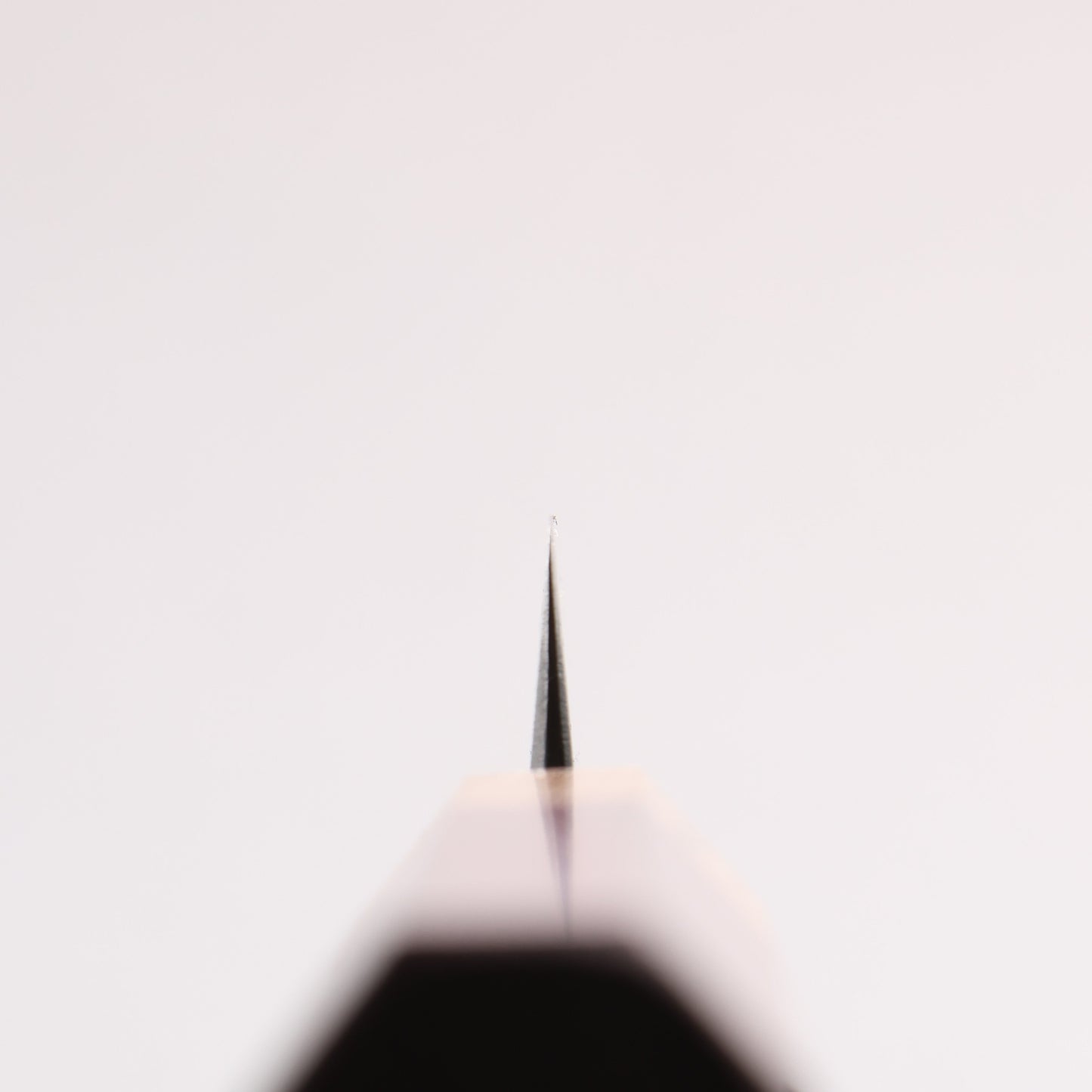 ふくべ V金10号 鎚目 黒仕上げ ペティーナイフ 135mm パープルハート柄 - 清助刃物