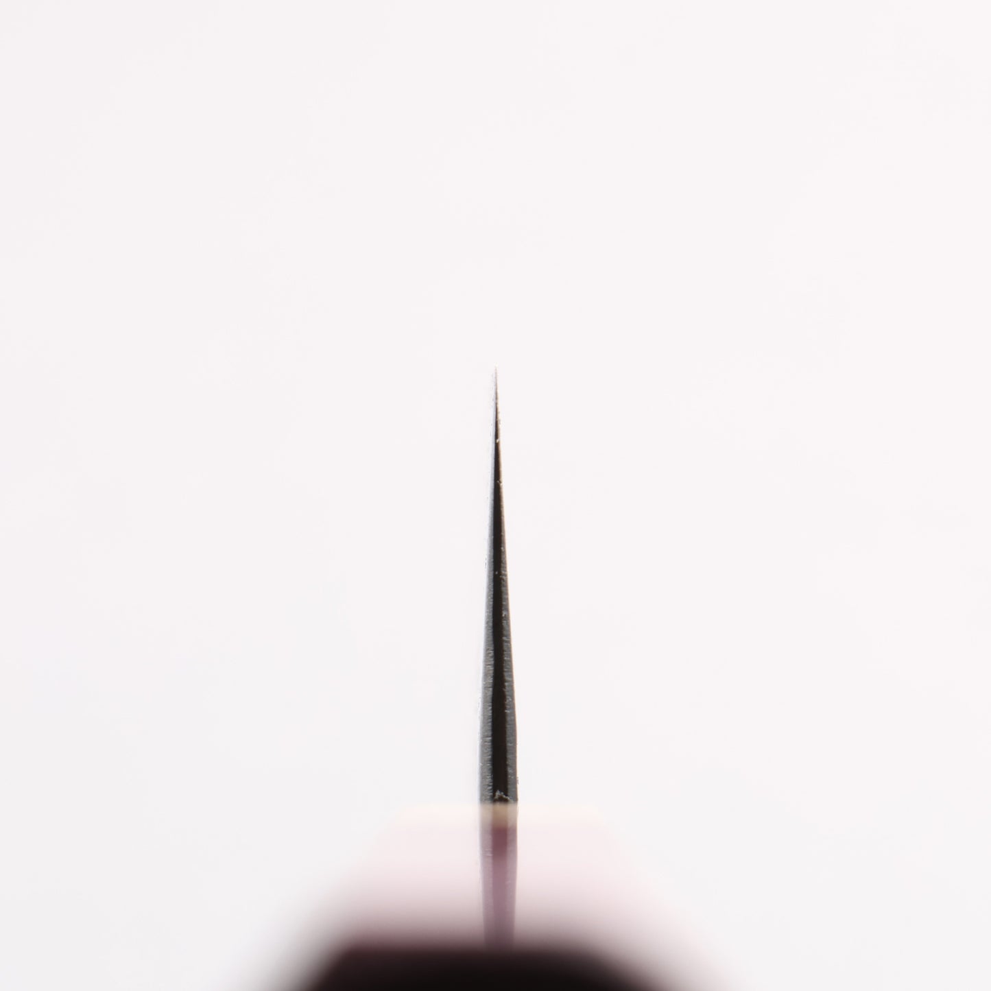 ふくべ V金10号 鎚目 黒仕上げ 牛刀包丁 210mm パープルハート柄 - 清助刃物