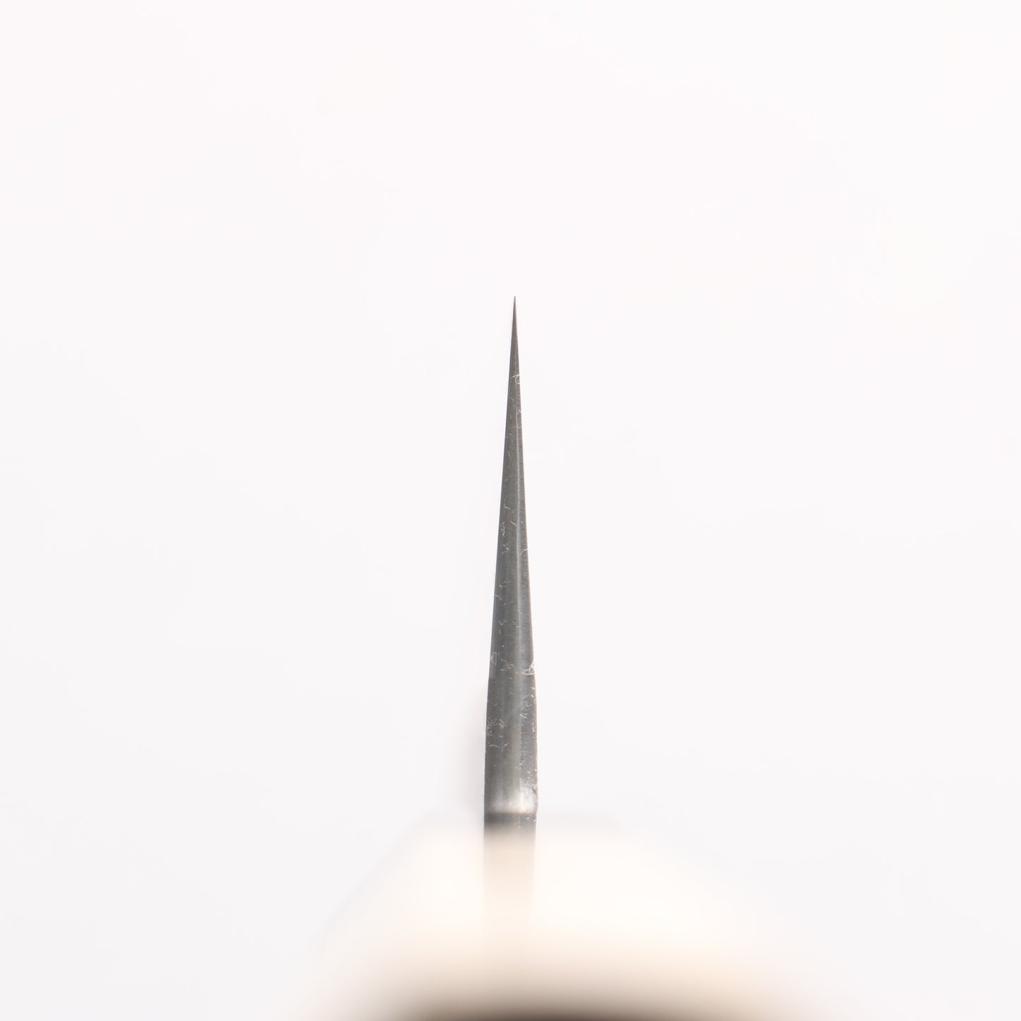 菊月 白ニ鋼 梨地 切付牛刀包丁 240mm 朴柄