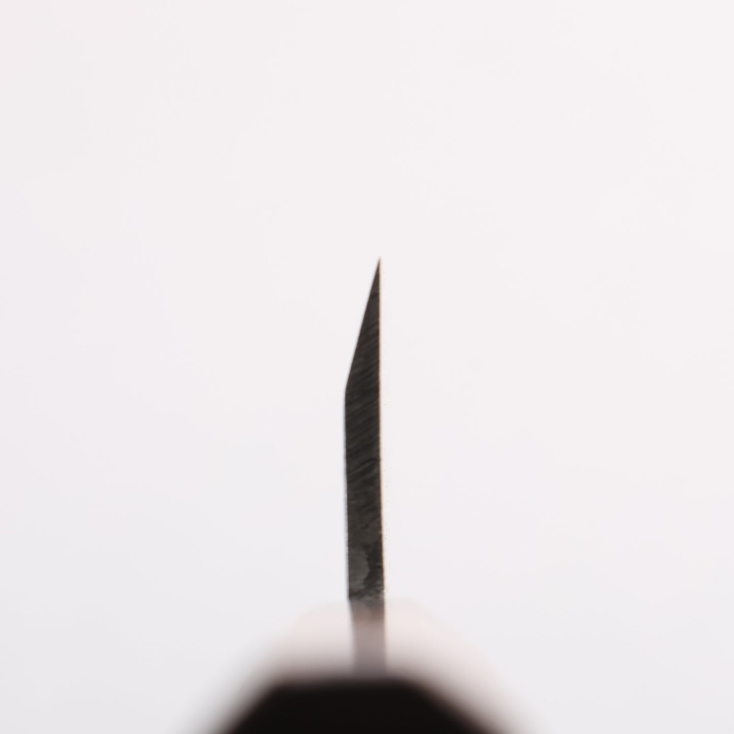 清助 銀三鋼 鎚目(丸) 鯵切り包丁 105mm ウォルナット柄 - 清助刃物