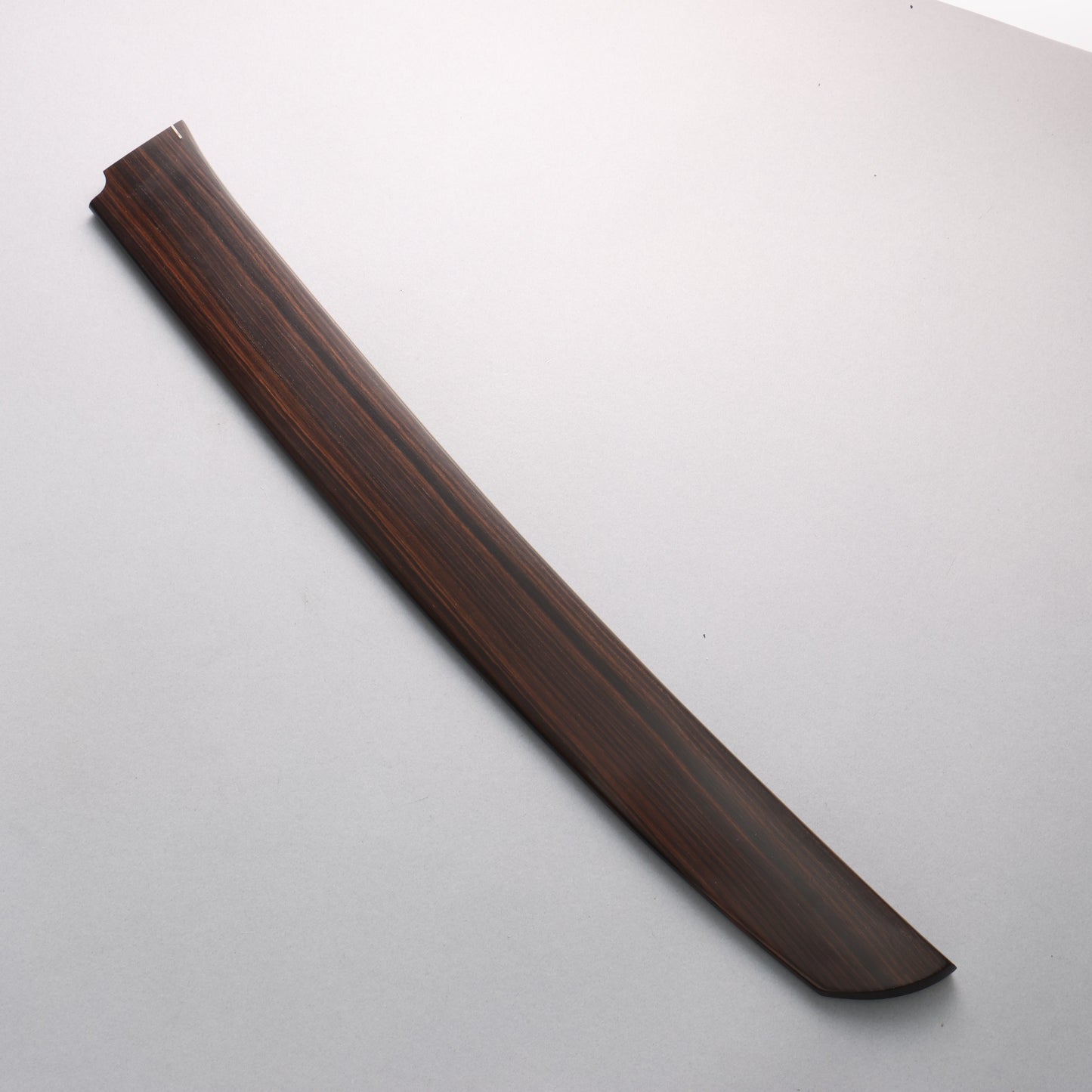 堺 孝行 本焼き 銀三鋼 鏡面仕上げ 先丸柳刃包丁 510mm 黒檀 (上下銀口輪)柄 鞘付き - 清助刃物