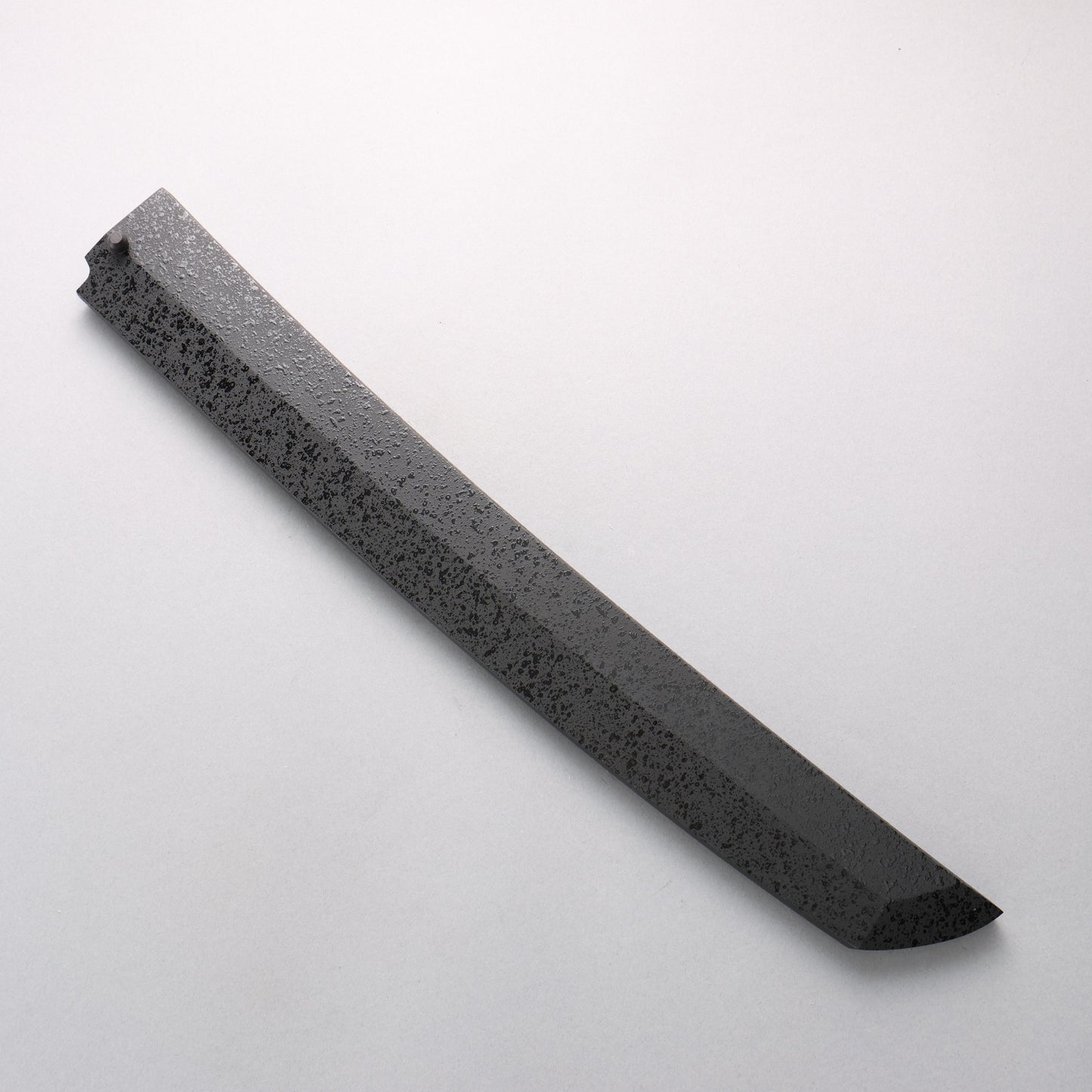 堺 孝行 本焼き 銀三鋼 鏡面仕上げ 先丸柳刃包丁 390mm 黒檀 (口輪:ダブル黒水牛)柄 鞘付き - 清助刃物
