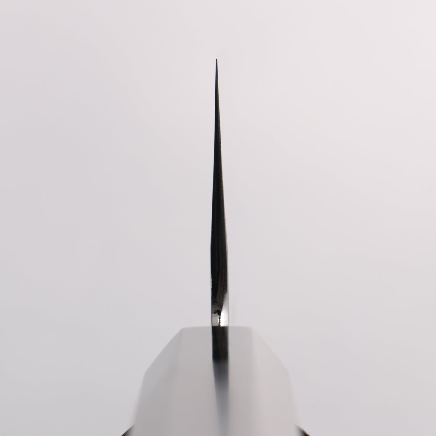 重陽 白鋼 鏡面仕上げ 牛刀包丁 270mm 黒檀 (口輪:黒水牛)柄