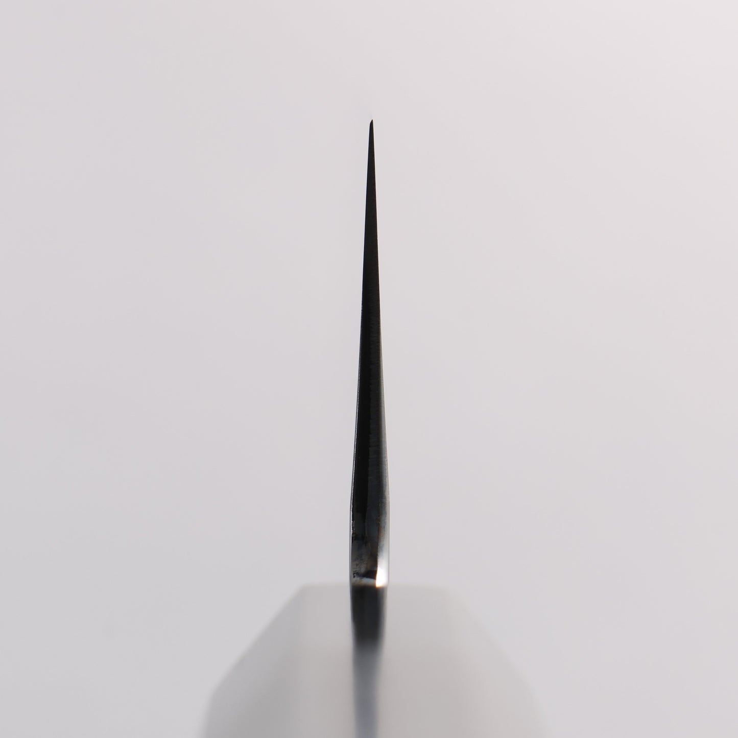 重陽 白鋼 鏡面仕上げ 切付牛刀包丁 270mm 黒檀 (口輪:黒水牛)柄