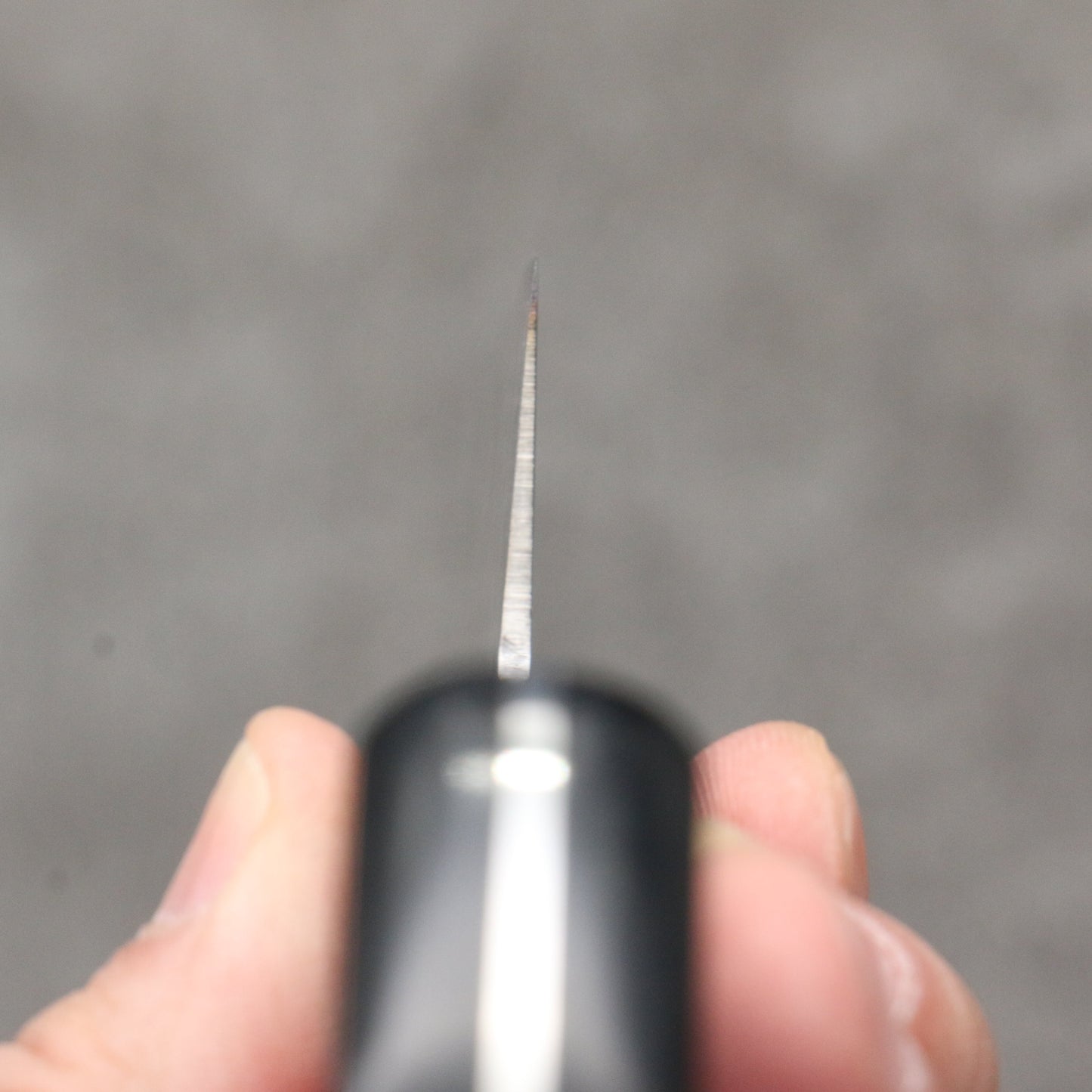 清助 V金1号 磨き仕上げ 三徳包丁 165mm 黒合板柄 - 清助刃物