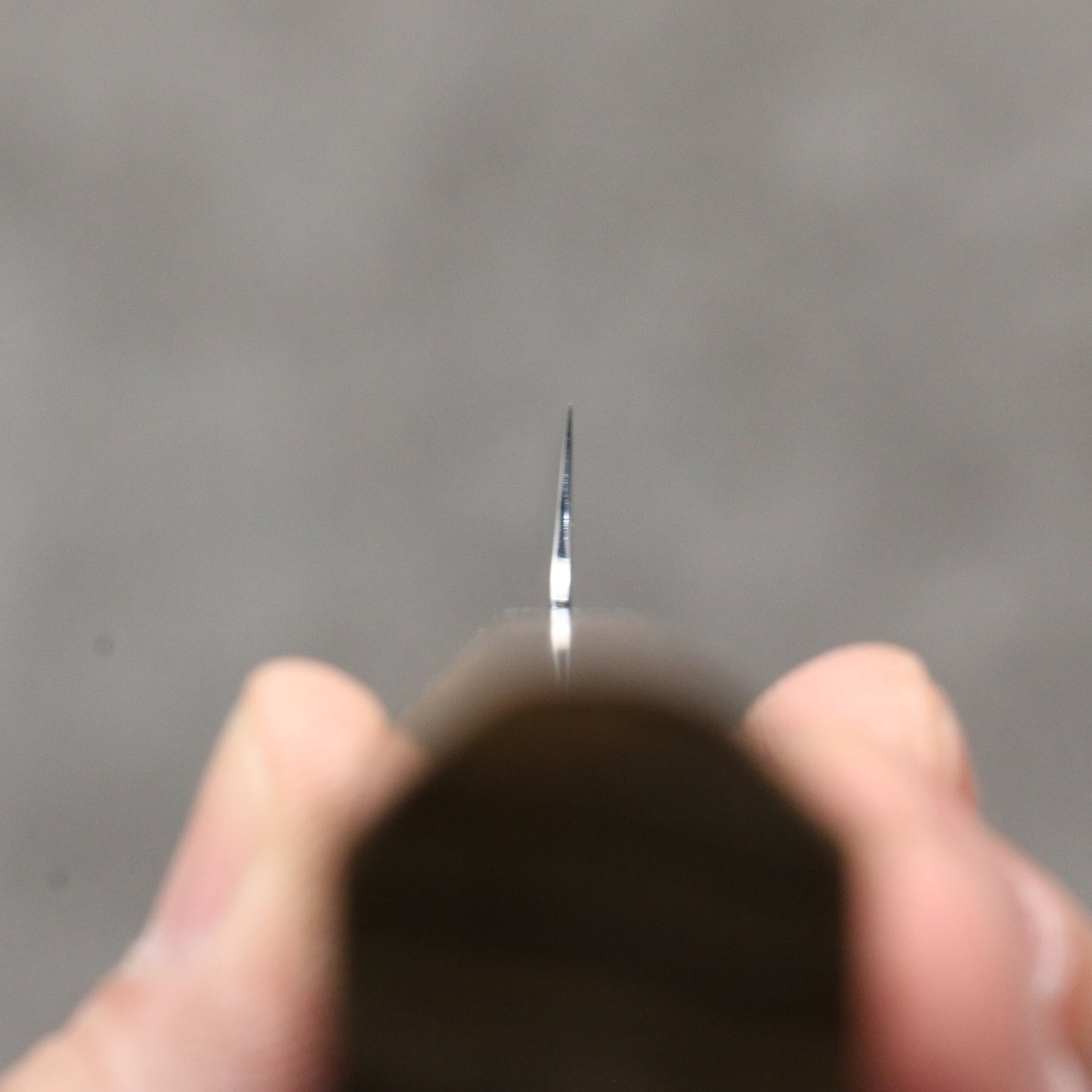 清助 V金10号 ダマスカス 切付ペティナイフ 120mm チーク (口輪:黒プラスチック)柄 - 清助刃物