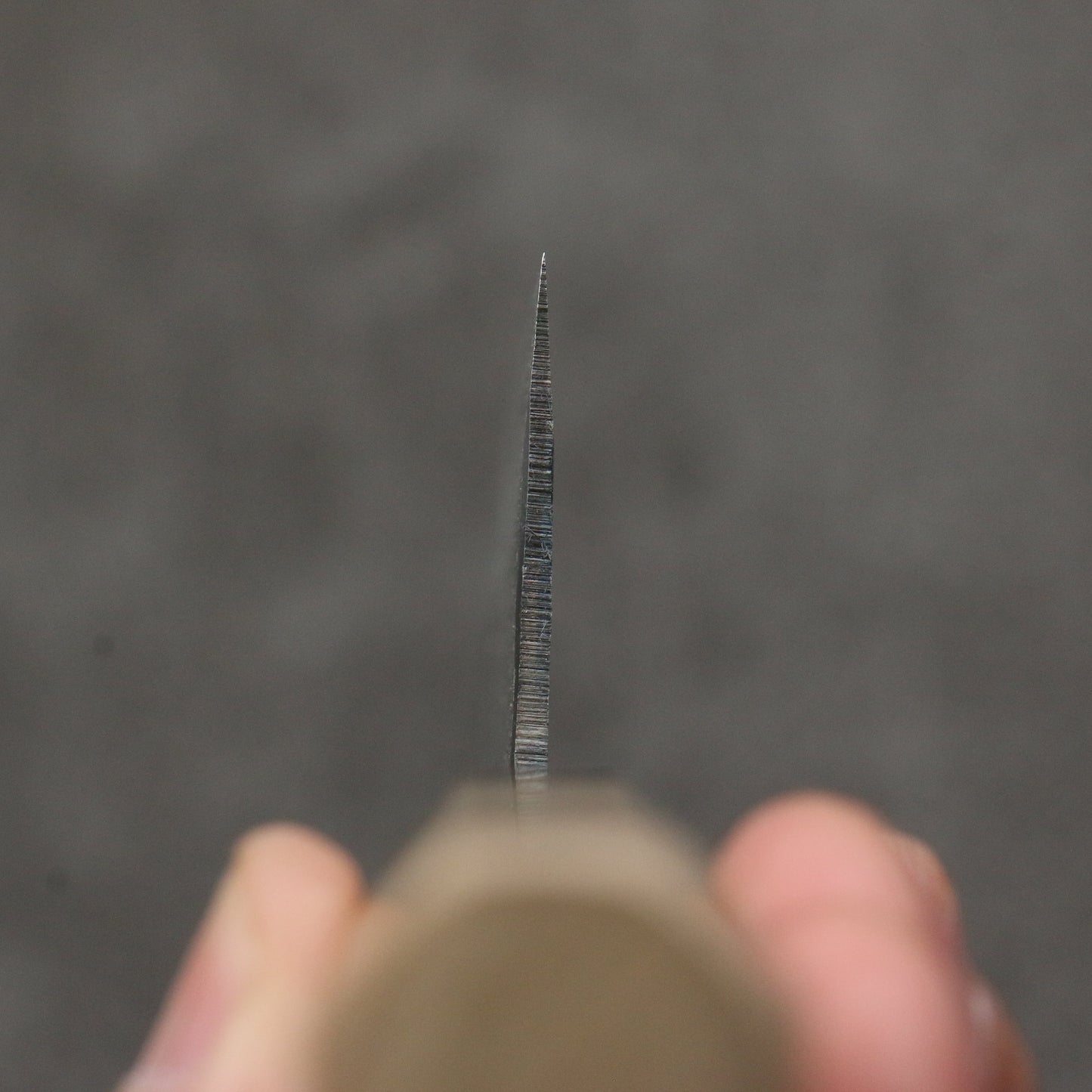 清助 青スーパー鋼 黒仕上げ 小文化包丁 150mm 朴 (口輪:黒檀)柄 - 清助刃物
