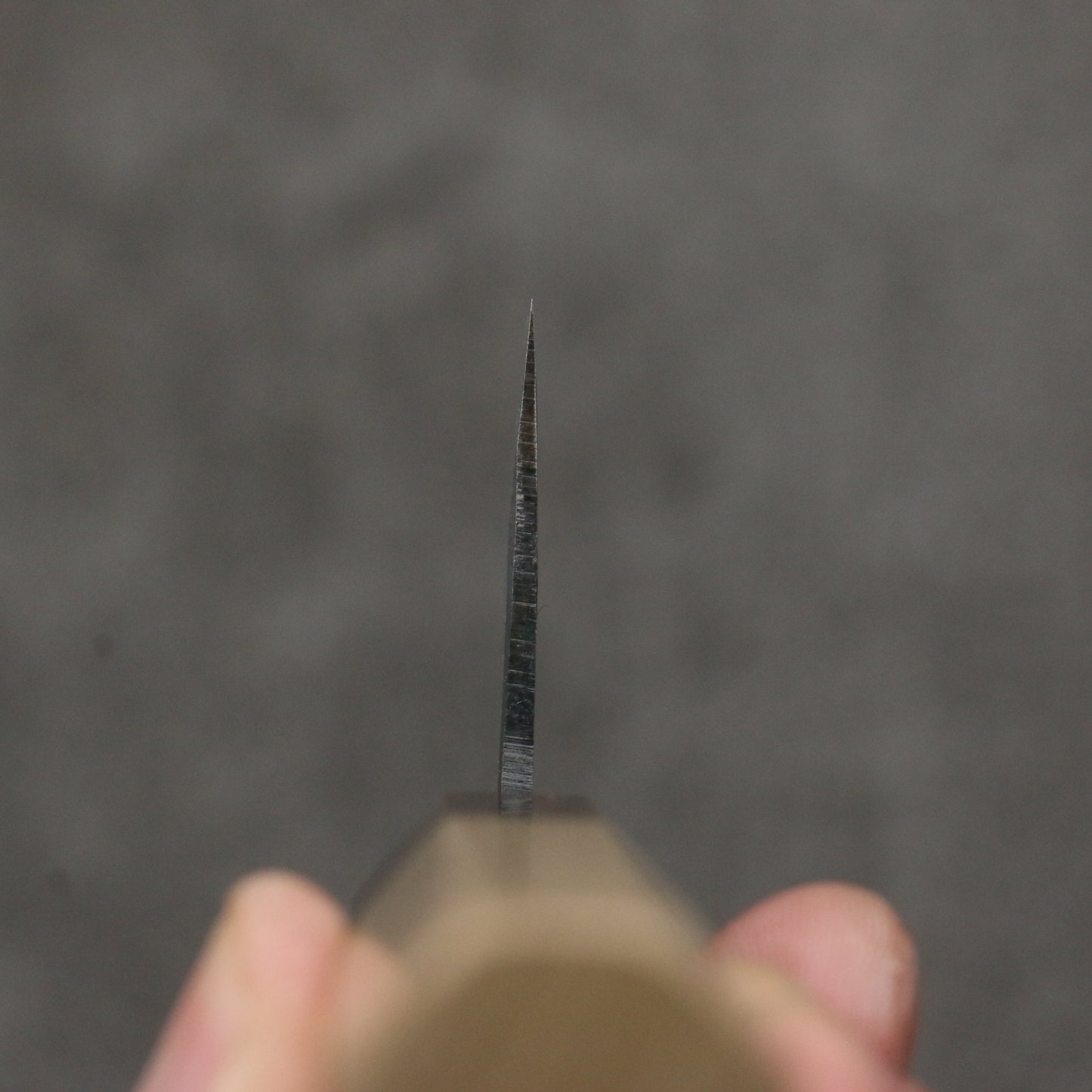 清助 青一鋼 黒仕上げ 小文化包丁 150mm 朴 (口輪:黒檀)柄 - 清助刃物