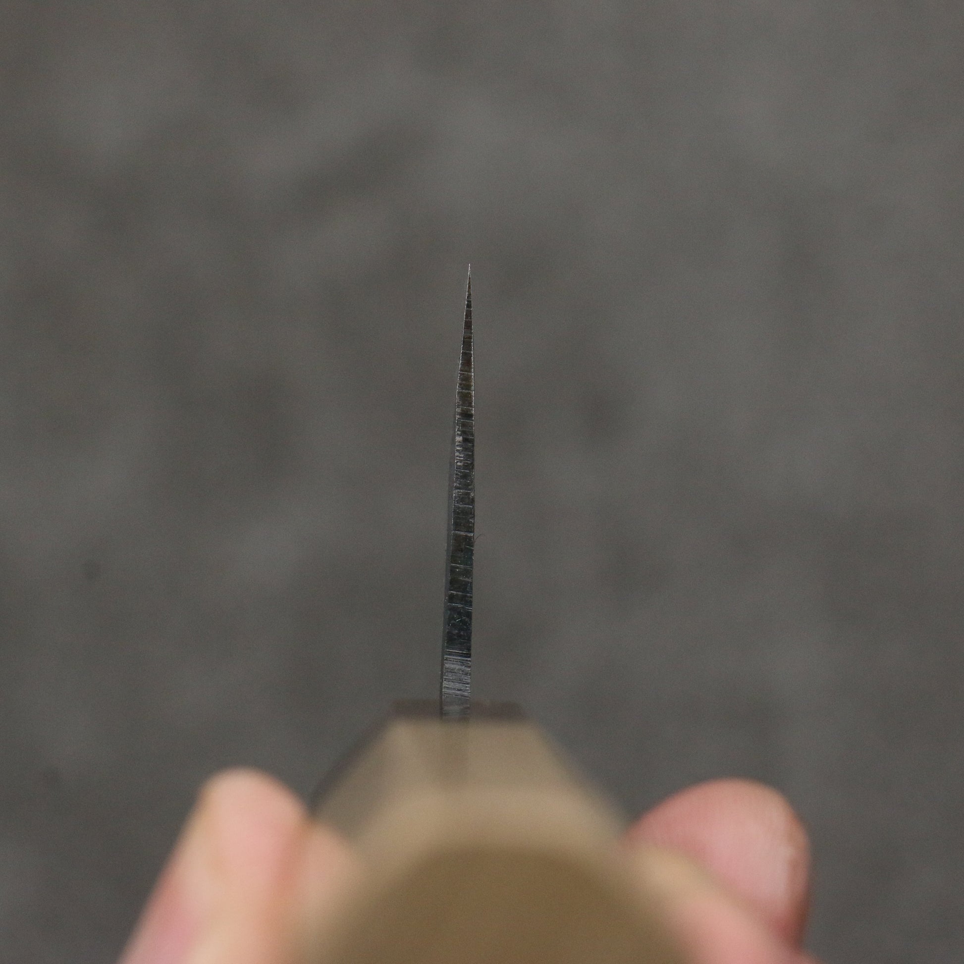 清助 青一鋼 黒仕上げ 小文化包丁 150mm 朴 (口輪:黒檀)柄 - 清助刃物