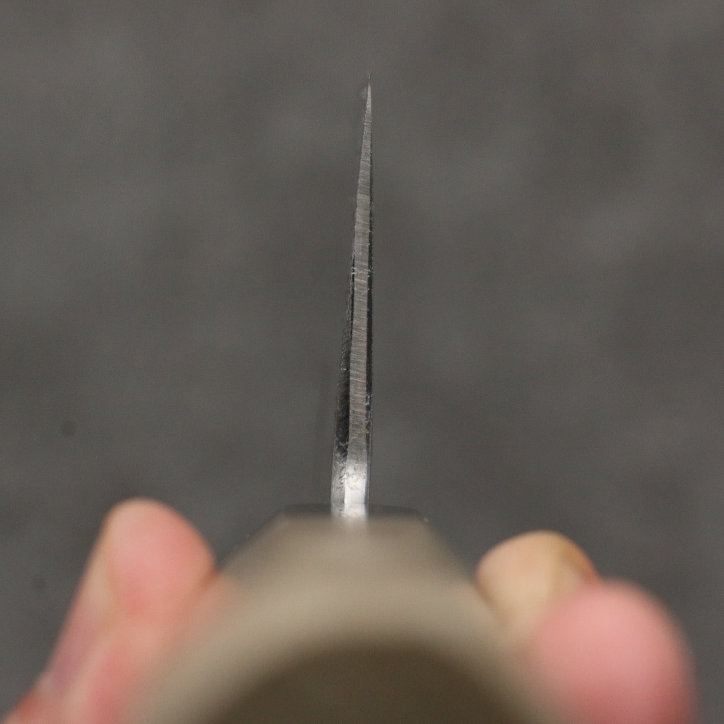 堺 孝行 窪田金彫刻 富士と夕焼 青ニ鋼 牛刀包丁 270mm 朴 (口輪:水牛)柄 - 清助刃物