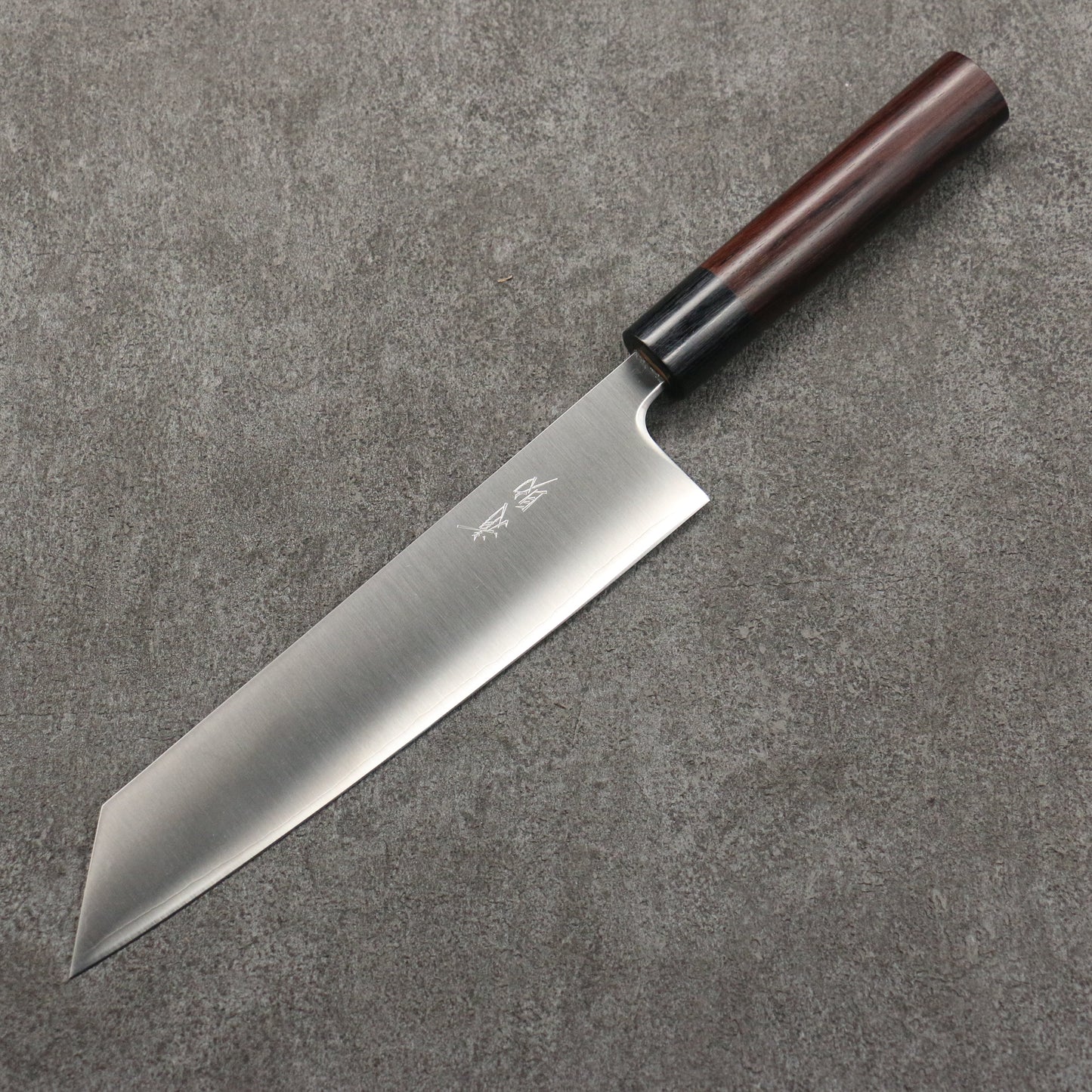 清助 SRS13 磨き仕上げ 切付牛刀包丁 210mm 紫檀 (口輪:黒合板)柄 - 清助刃物