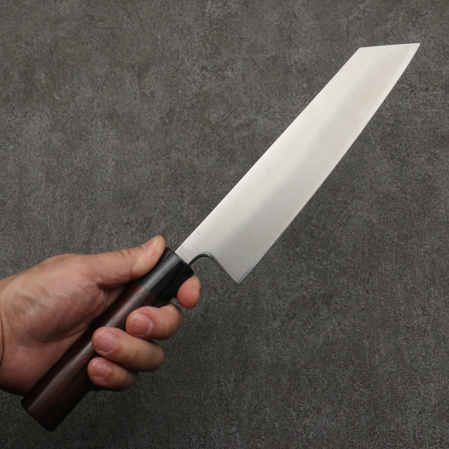清助 SRS13 磨き仕上げ 切付牛刀包丁 210mm 紫檀 (口輪:黒合板)柄 - 清助刃物