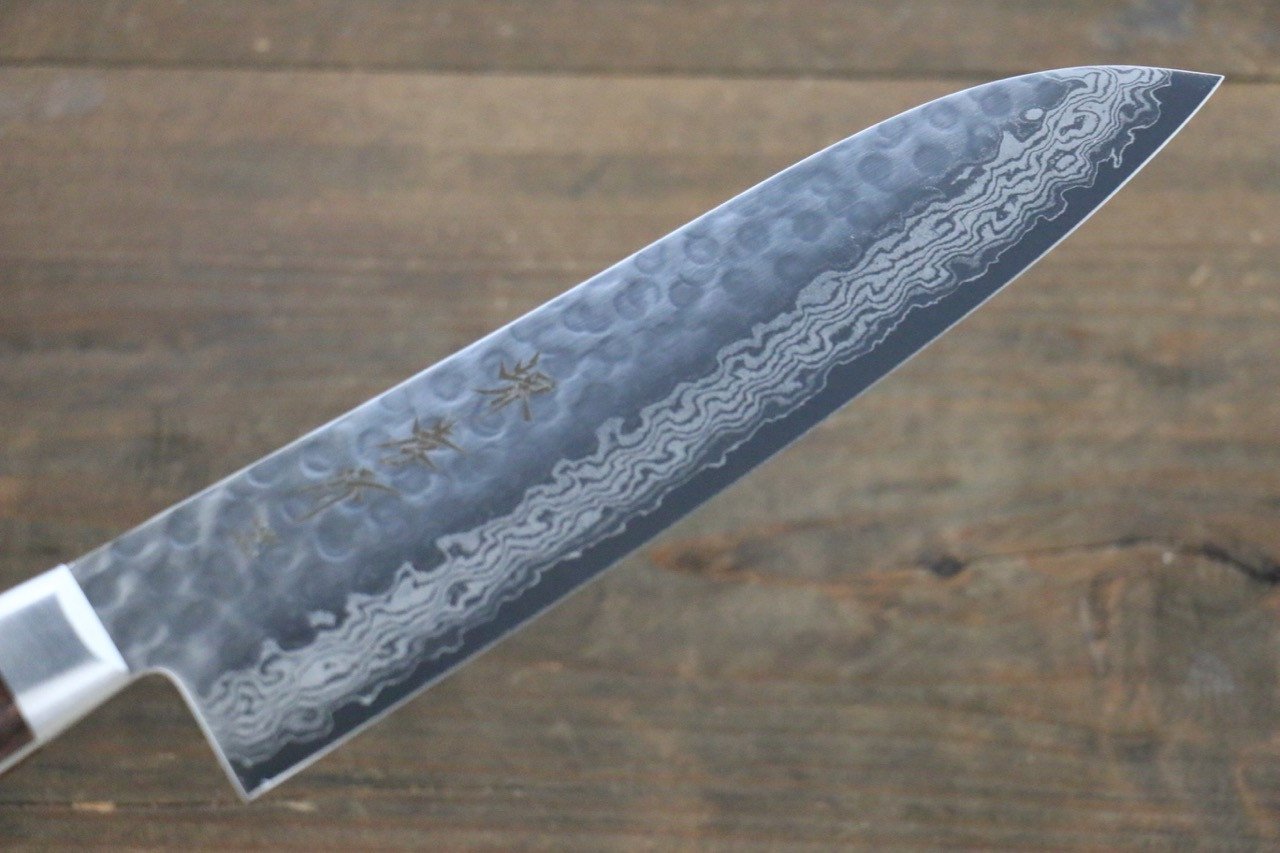堺 孝行 V金10号 17層ダマスカス 三徳包丁 180mm - 清助刃物