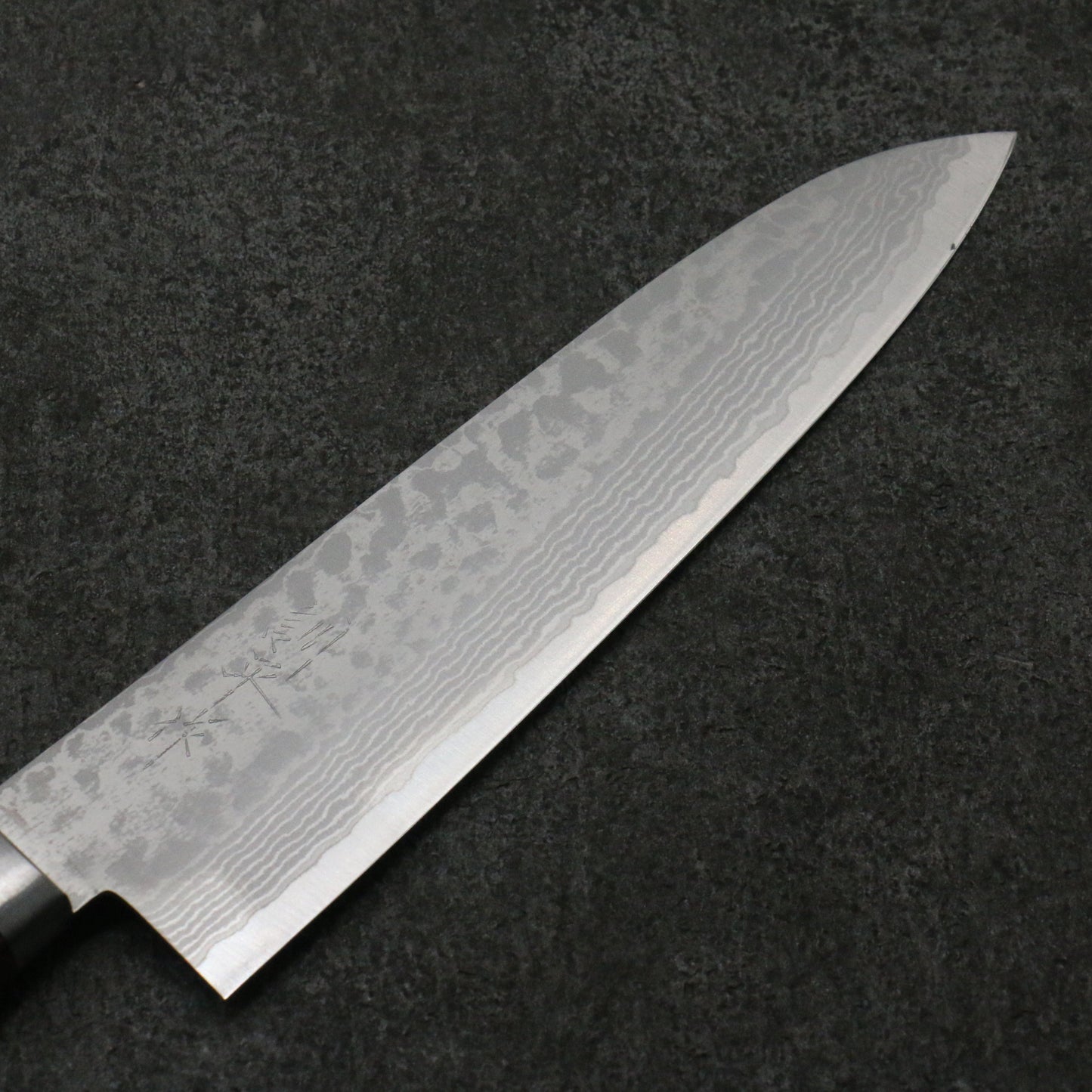 訓平 彩流(さいりゅう) V金10号 ダマスカス 牛刀包丁 和包丁 180mm マホガニー柄 - 清助刃物