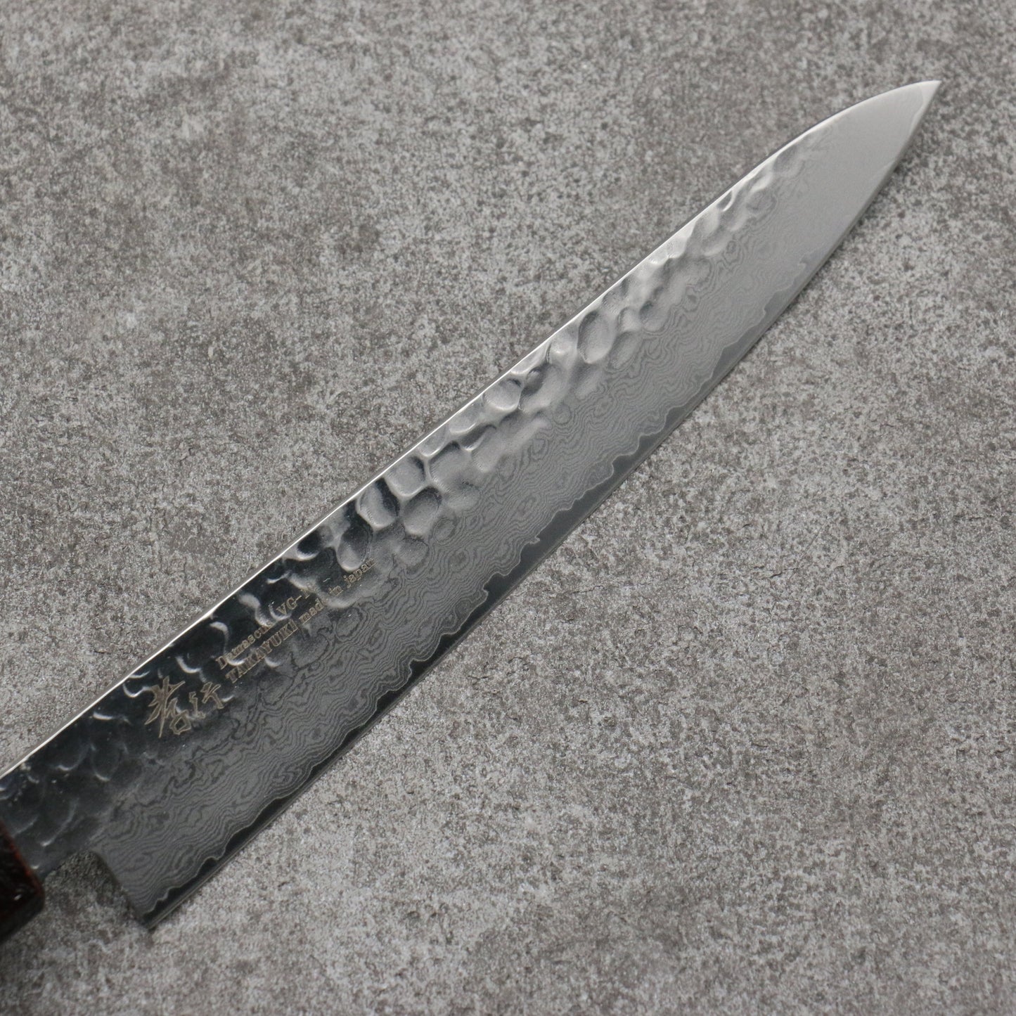 堺 孝行 琳凰 VG10 33層 ダマスカス ペティーナイフ 和包丁 180mm 青漆塗り柄 - 清助刃物