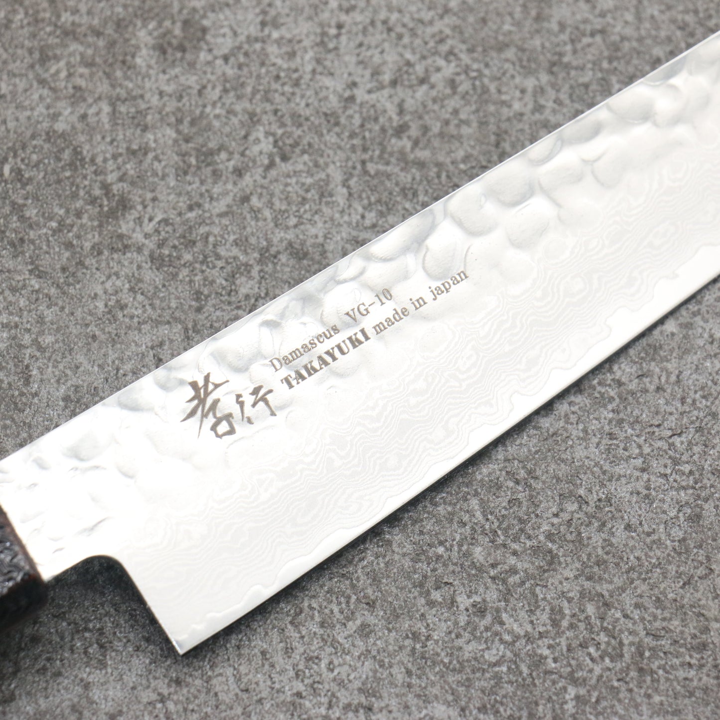 堺 孝行 琳凰 VG10 33層 ダマスカス ペティーナイフ 和包丁 180mm 青漆塗り柄 - 清助刃物