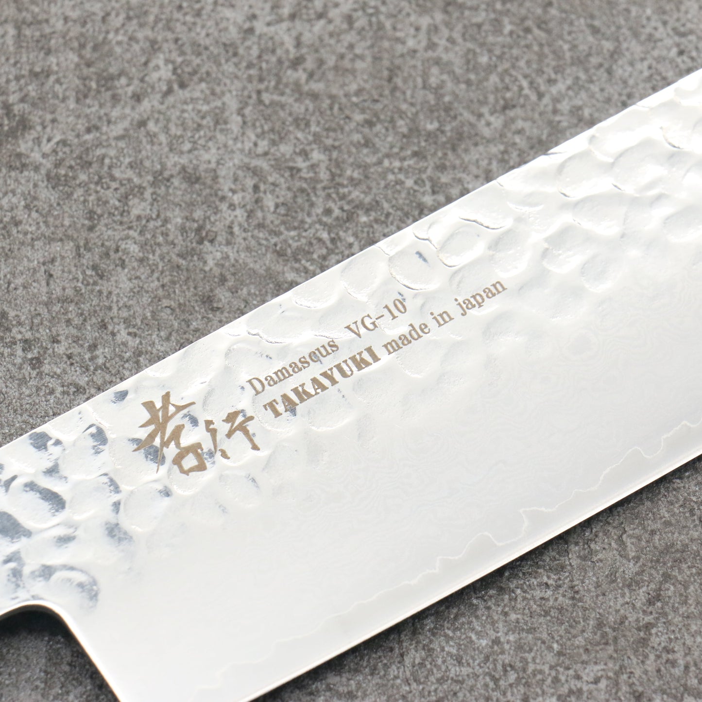 堺 孝行 琳凰 VG10 33層 ダマスカス 菜切包丁 和包丁 160mm 青漆塗り柄 - 清助刃物
