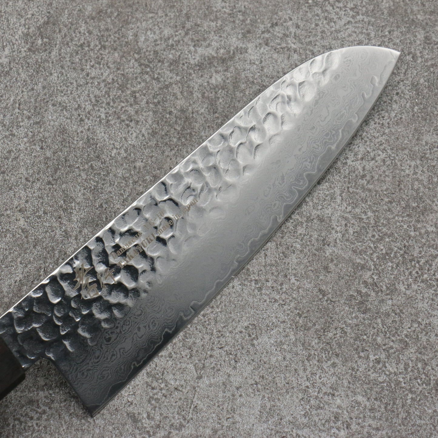 堺 孝行 VG10 33層 ダマスカス 三徳包丁 和包丁 170mm 山桜 (十二角)柄 - 清助刃物