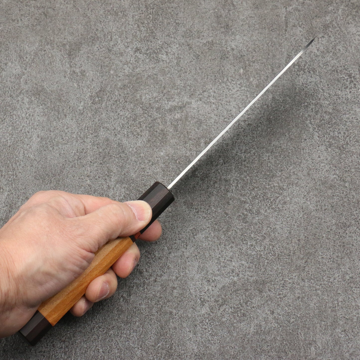 堺 孝行 VG10 33層 ダマスカス 三徳包丁 和包丁 170mm 山桜 (十二角)柄 - 清助刃物