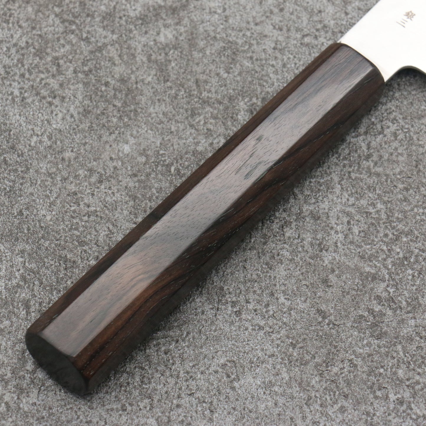 清助 銀三鋼 切付ペティナイフ 150mm 黒檀柄 - 清助刃物