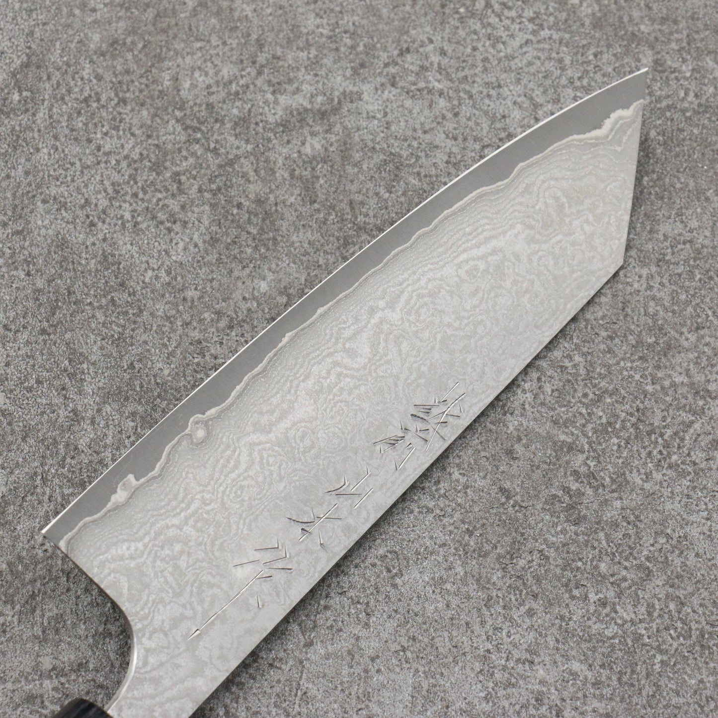 山本 直 V金10号 黒ダマスカス 文化包丁 和包丁 165mm 紫檀柄 - 清助刃物