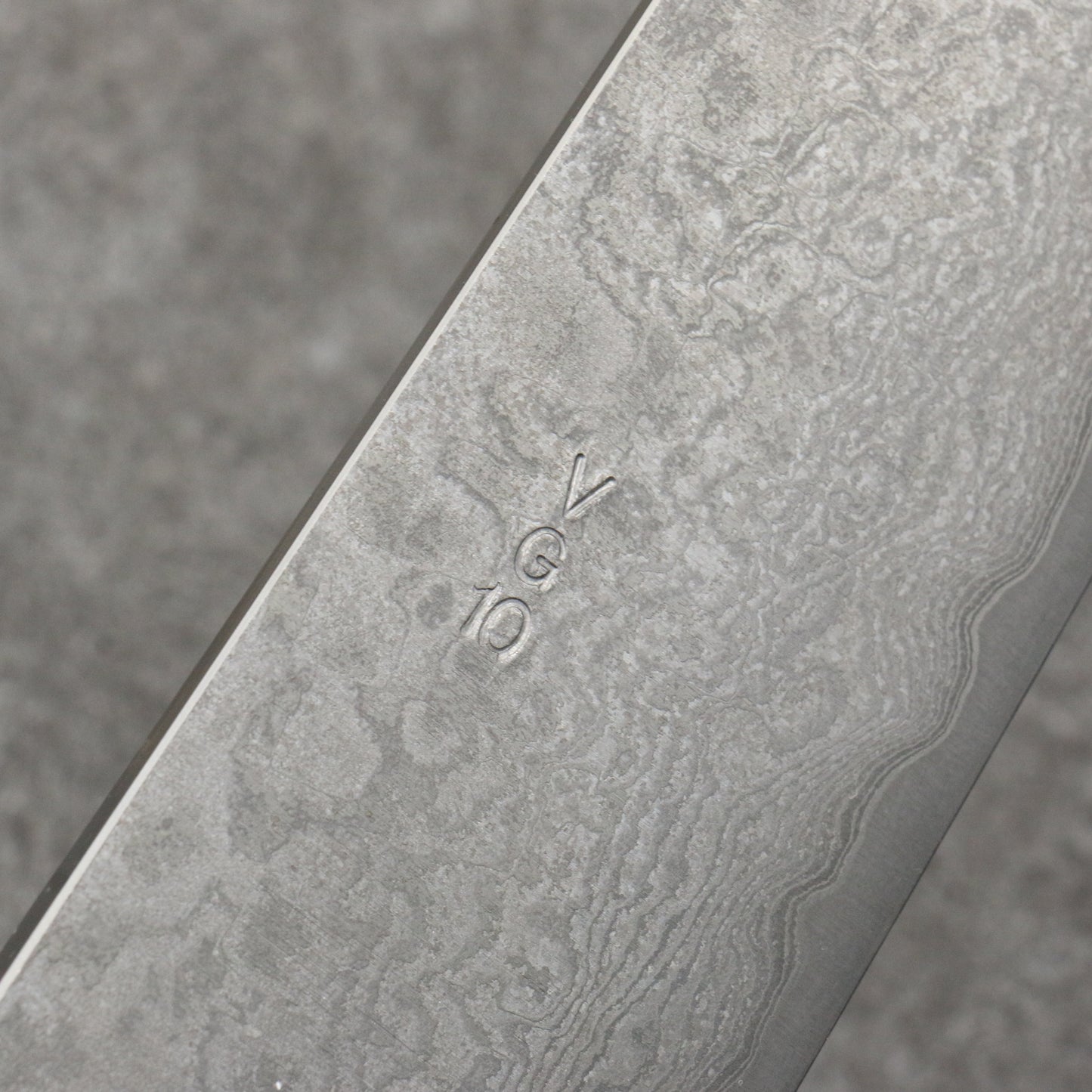 山本 直 V金10号 黒ダマスカス 牛刀包丁 和包丁 240mm 紫檀柄 - 清助刃物