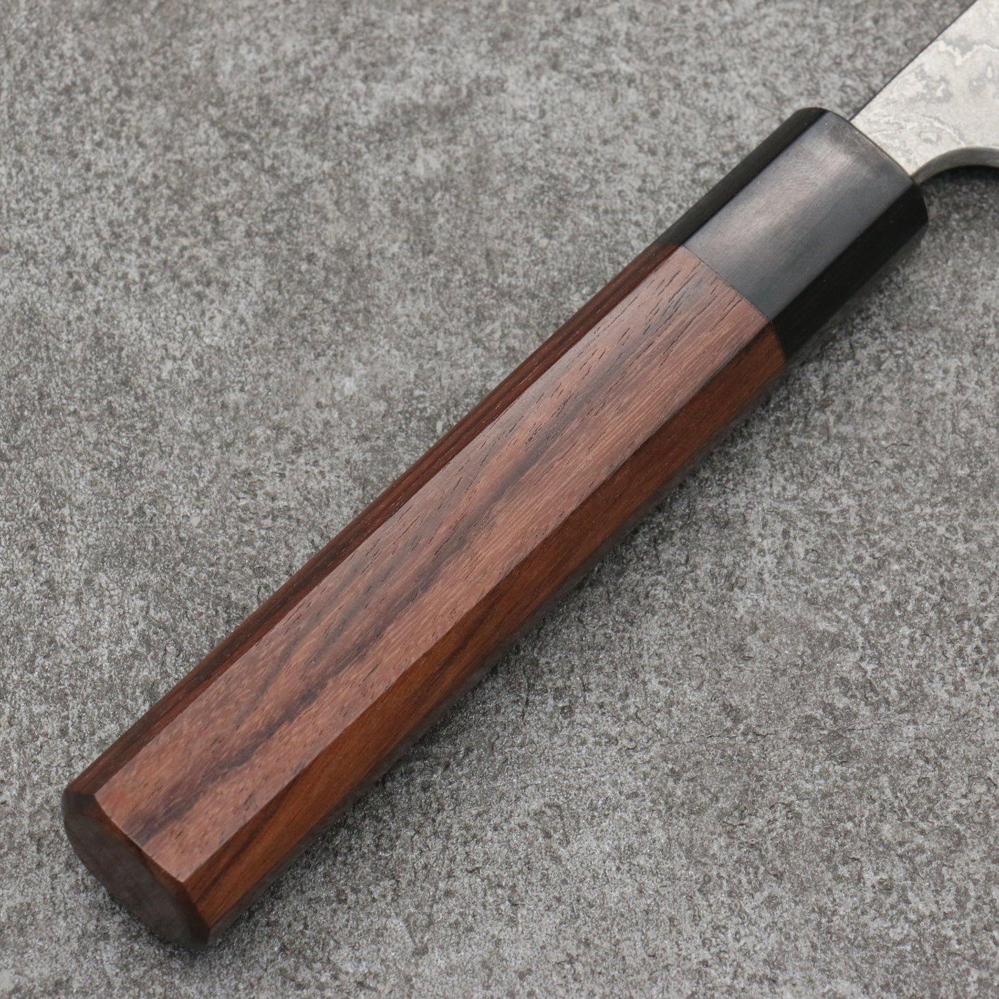 山本 直 V金10号 黒ダマスカス 牛刀包丁 和包丁 240mm 紫檀柄 - 清助刃物