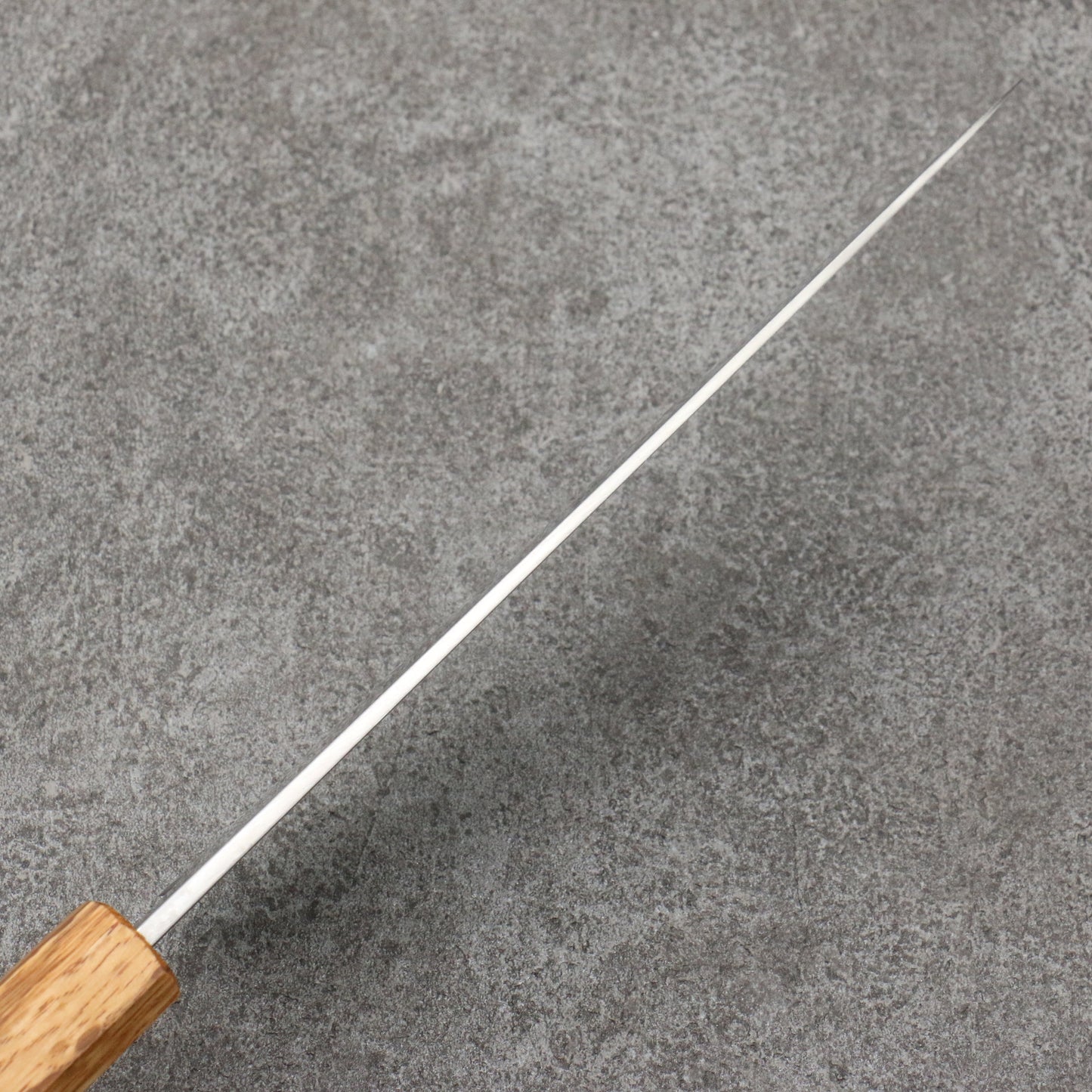 清助 銀三鋼 磨き仕上げ 牛刀包丁 180mm 白樫柄 - 清助刃物