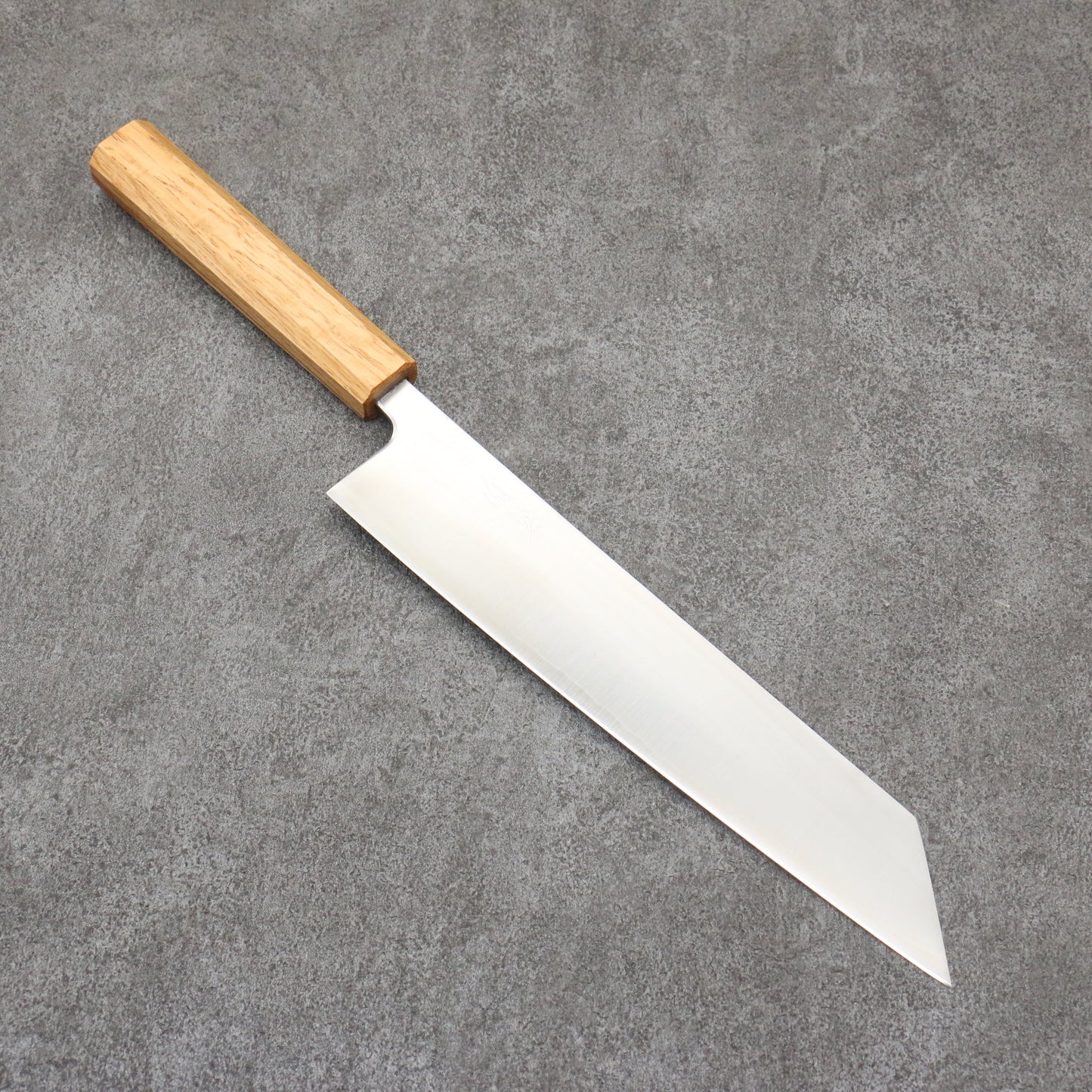 清助 銀三鋼 磨き仕上げ 切付牛刀包丁 和包丁 240mm 白樫柄 - 清助刃物