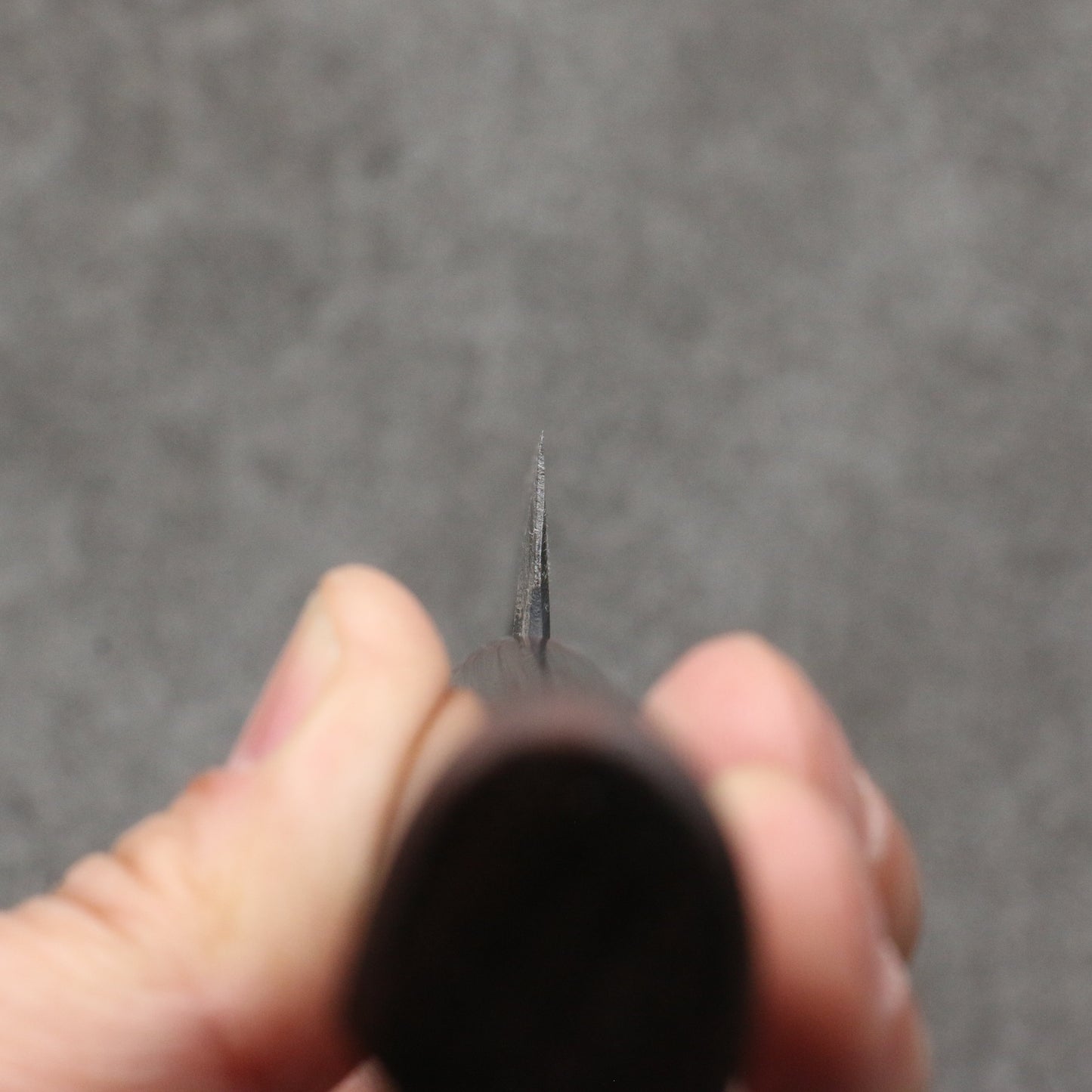 山本 直 青紙 黒打 ペティーナイフ 和包丁 135mm 紫檀 (口輪:赤合板)柄 - 清助刃物