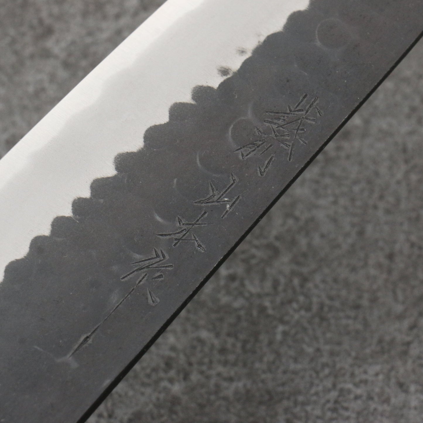 山本 直 青紙 黒打 三徳包丁 和包丁 170mm 紫檀 (口輪:黒合板)柄 - 清助刃物
