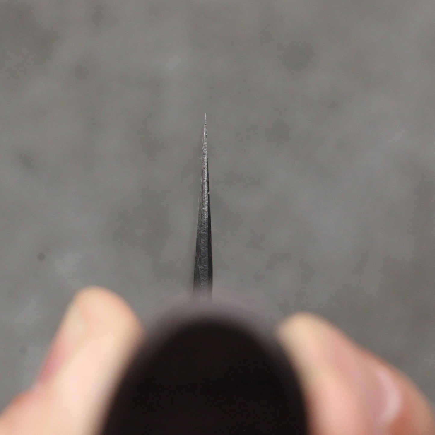 山本 直 青紙 黒打 三徳包丁 和包丁 170mm 紫檀 (口輪:黒合板)柄 - 清助刃物