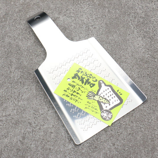 わさびおろしサメ吉 ステンレス鋼 mm 100mm x 120mm S - 清助刃物