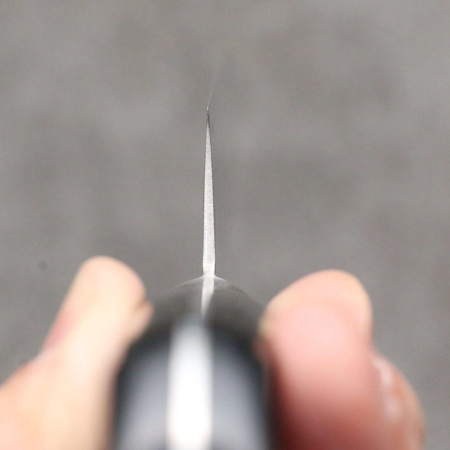 清助 鏡2 AUS10 鏡面仕上げ ダマスカス 筋引包丁 240mm 黒合板柄 - 清助刃物