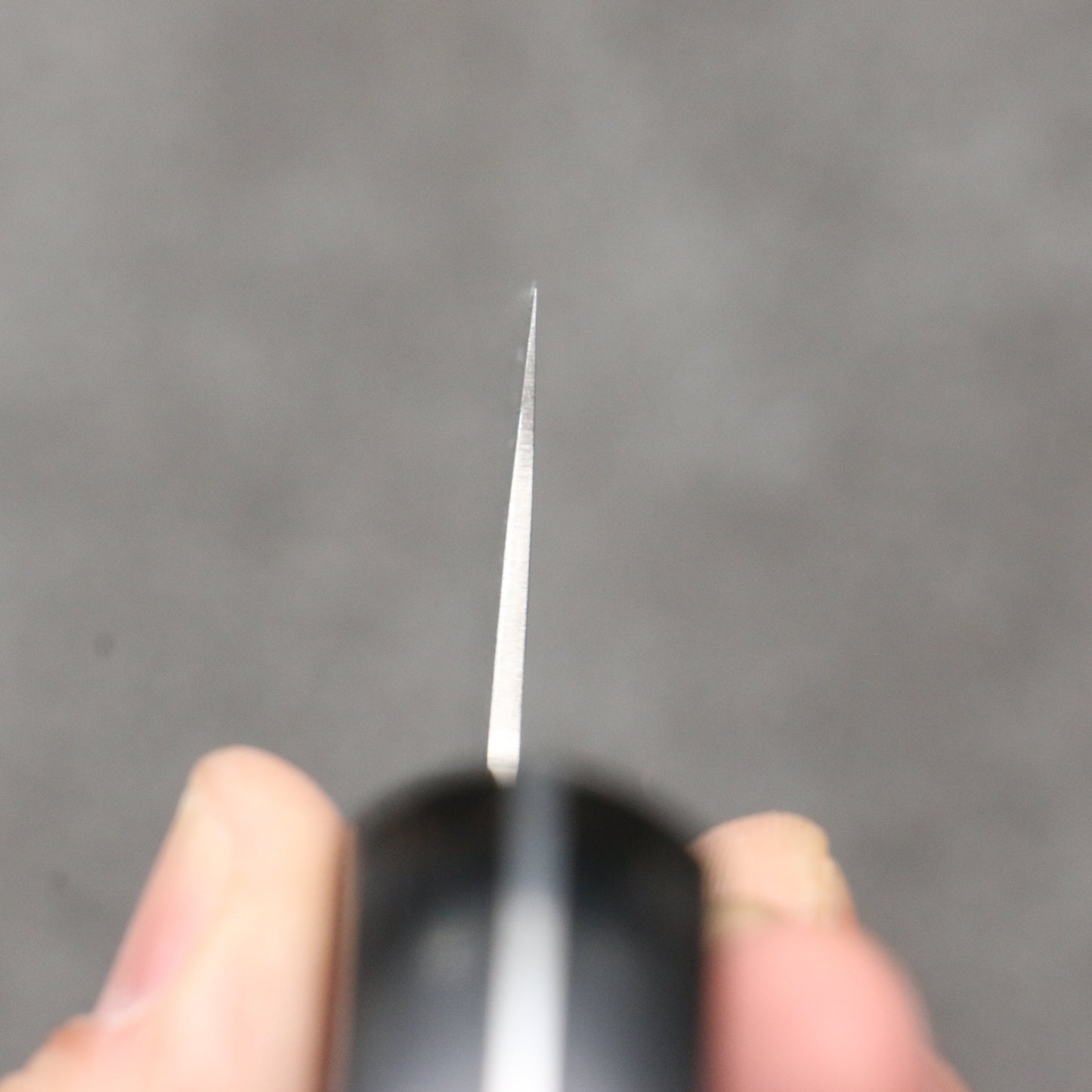 清助 鏡2 AUS10 鏡面仕上げ ダマスカス 三徳包丁 180mm 黒合板柄 - 清助刃物