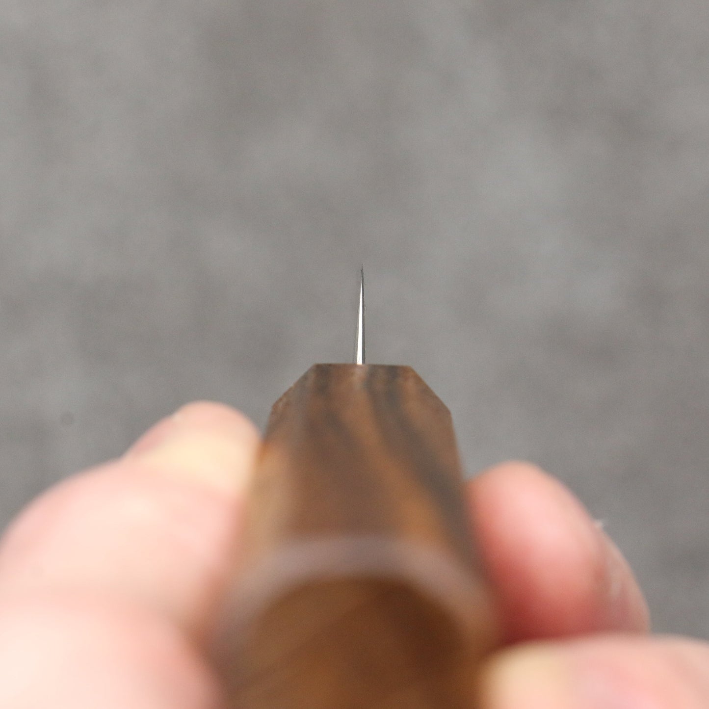 清助 銀三鋼 磨き仕上げ パーリングナイフ 80mm 白樫柄 - 清助刃物