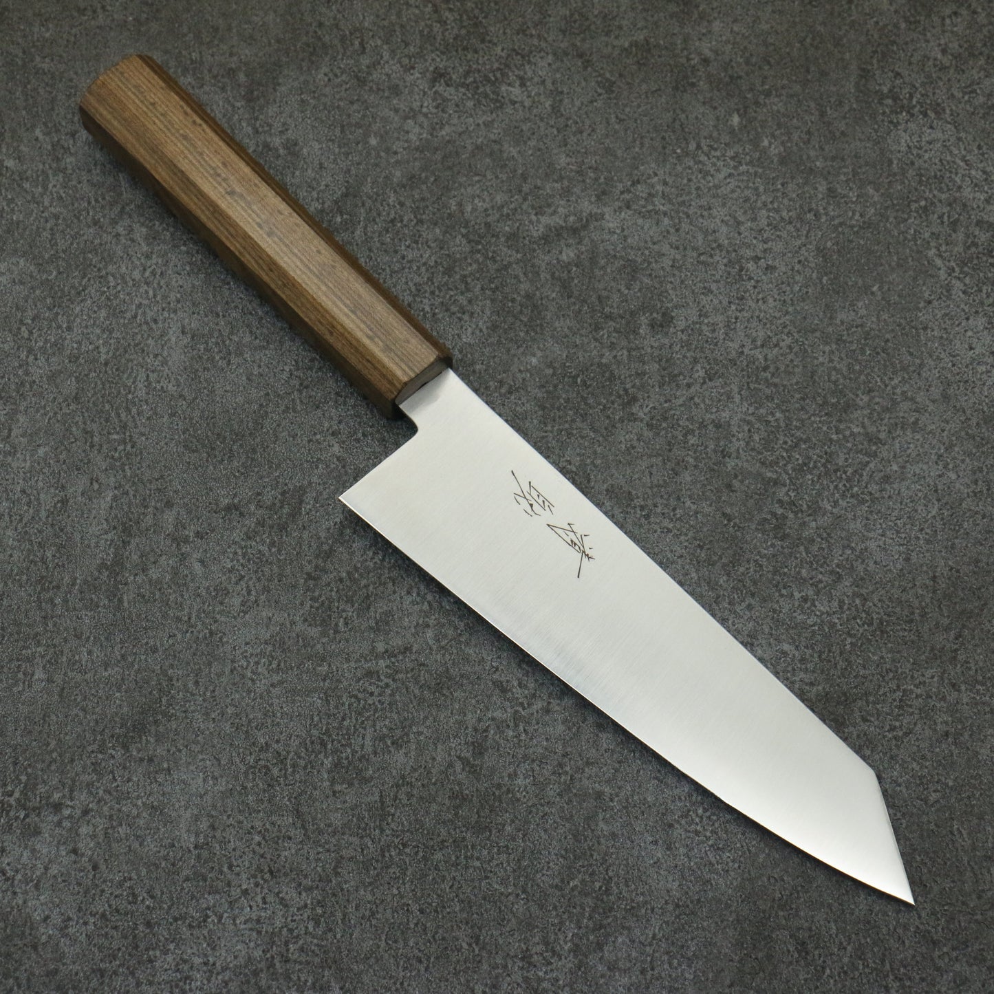 清助 ステンレス鋼 切付三徳包丁 180mm 灰檀柄 - 清助刃物
