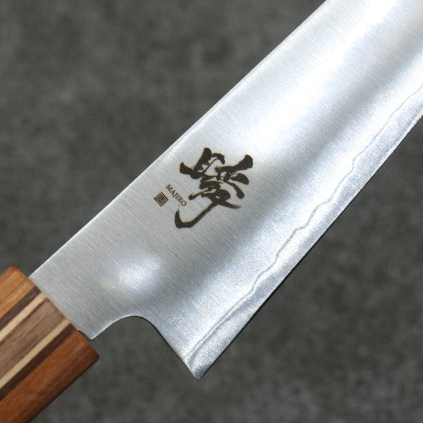 田中 誠貴 瞬(まじろ) 銀三鋼 ペティーナイフ 150mm 楓桜ウォルナット柄 - 清助刃物
