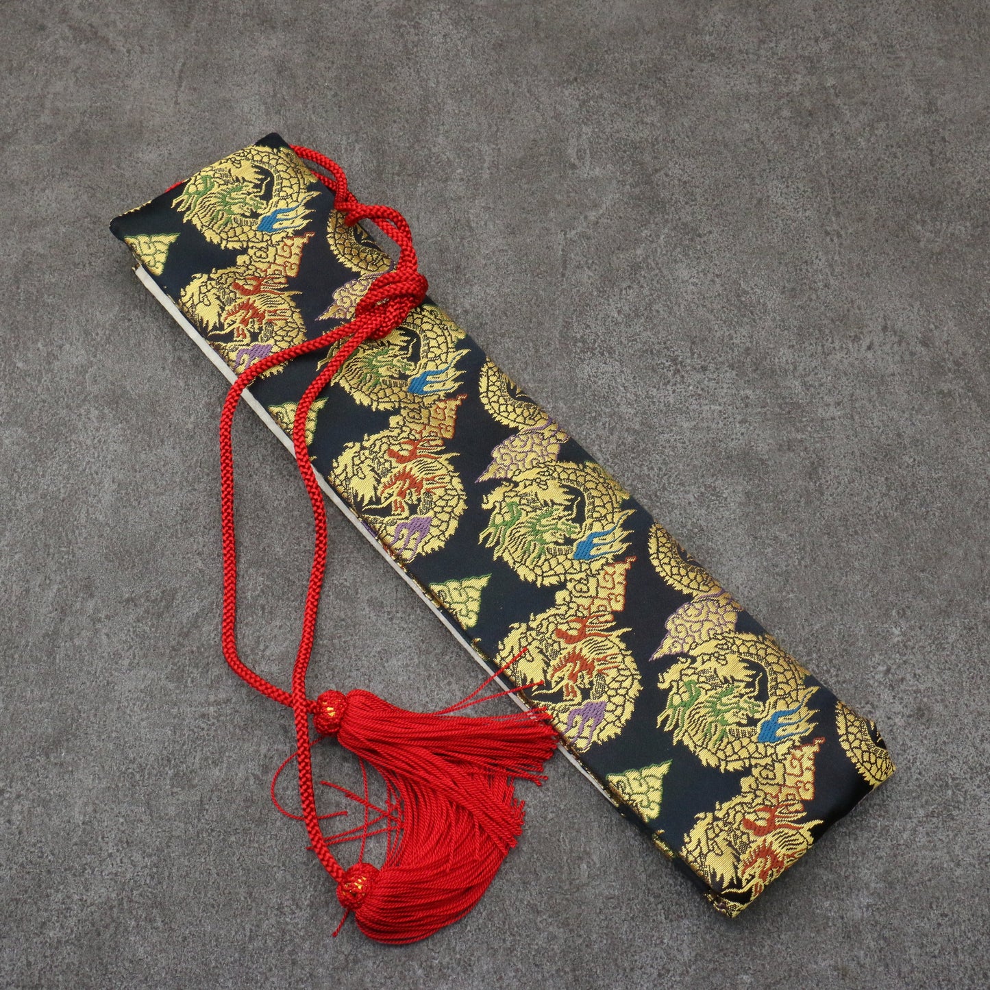 鐵泉 田中作 玉鋼 先丸柳刃包丁 300mm 黒檀柄 鞘付き - 清助刃物