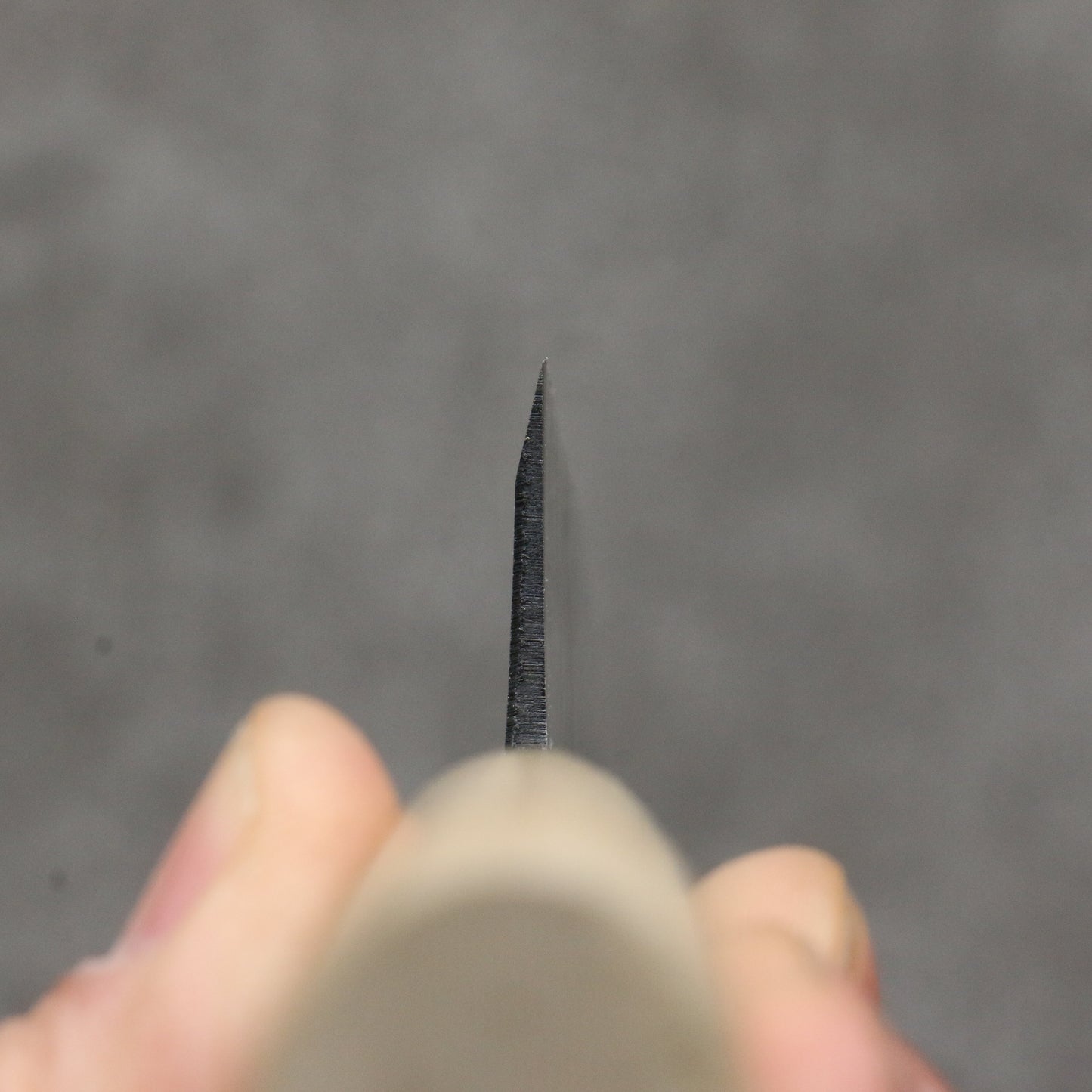 中新田 白ニ鋼 磨き仕上げ ペティーナイフ 120mm 朴柄 - 清助刃物