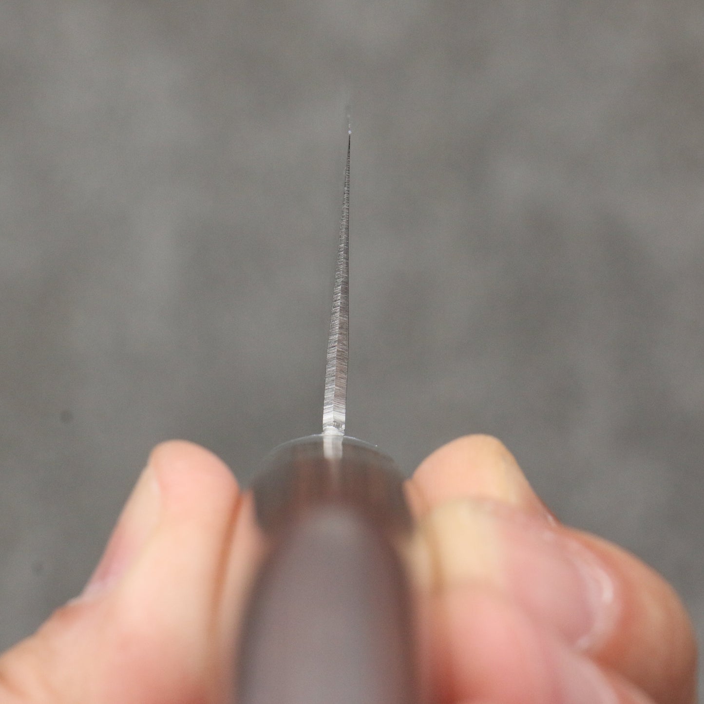 訓平 V金1号 梨地 薄刃包丁 165mm マホガニー柄 口金付き - 清助刃物