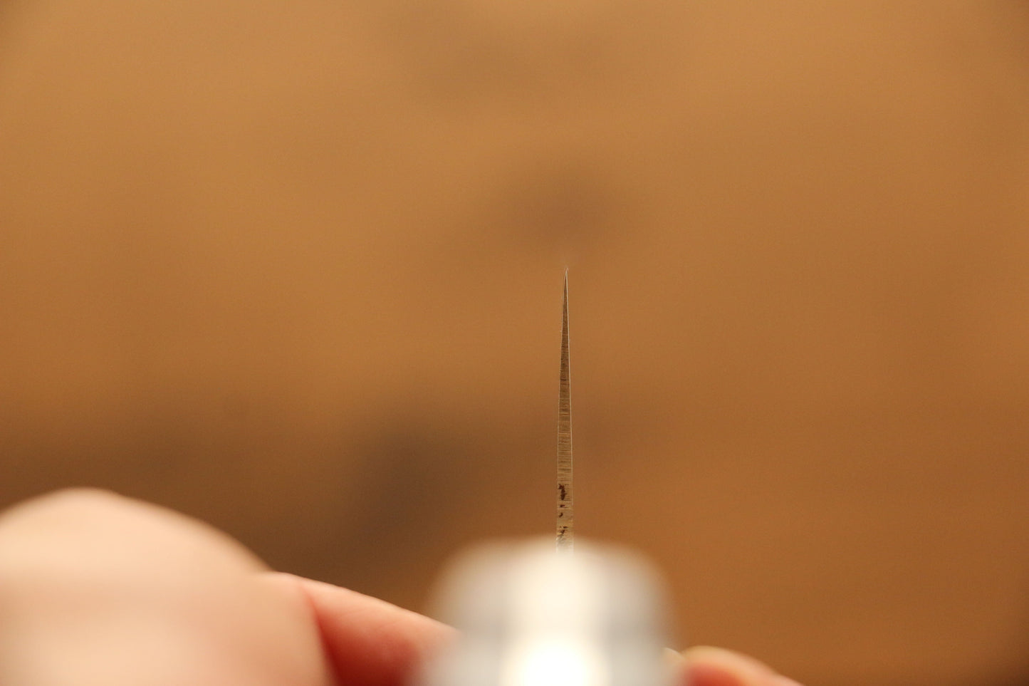 清助 木星 ZA-18 鏡面仕上げ ダマスカス 菜切包丁 165mm 茶合板柄 - 清助刃物