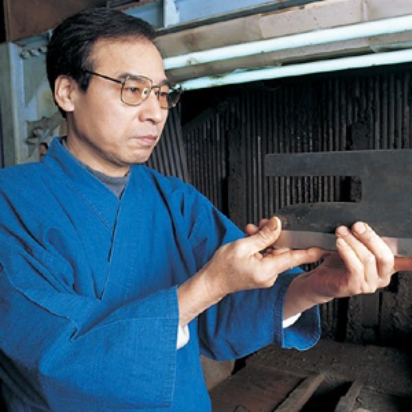 堺 孝行 白虎 白一鋼 切付柳刃包丁 270mm 黒檀柄 鞘付き - 清助刃物