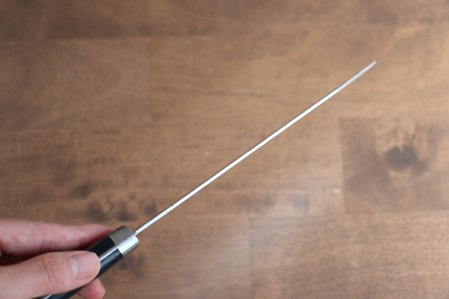 訓平 刻流(こくりゅう) V金10号 鎚目 三徳包丁 170mm 合板 (紺色)柄 - 清助刃物