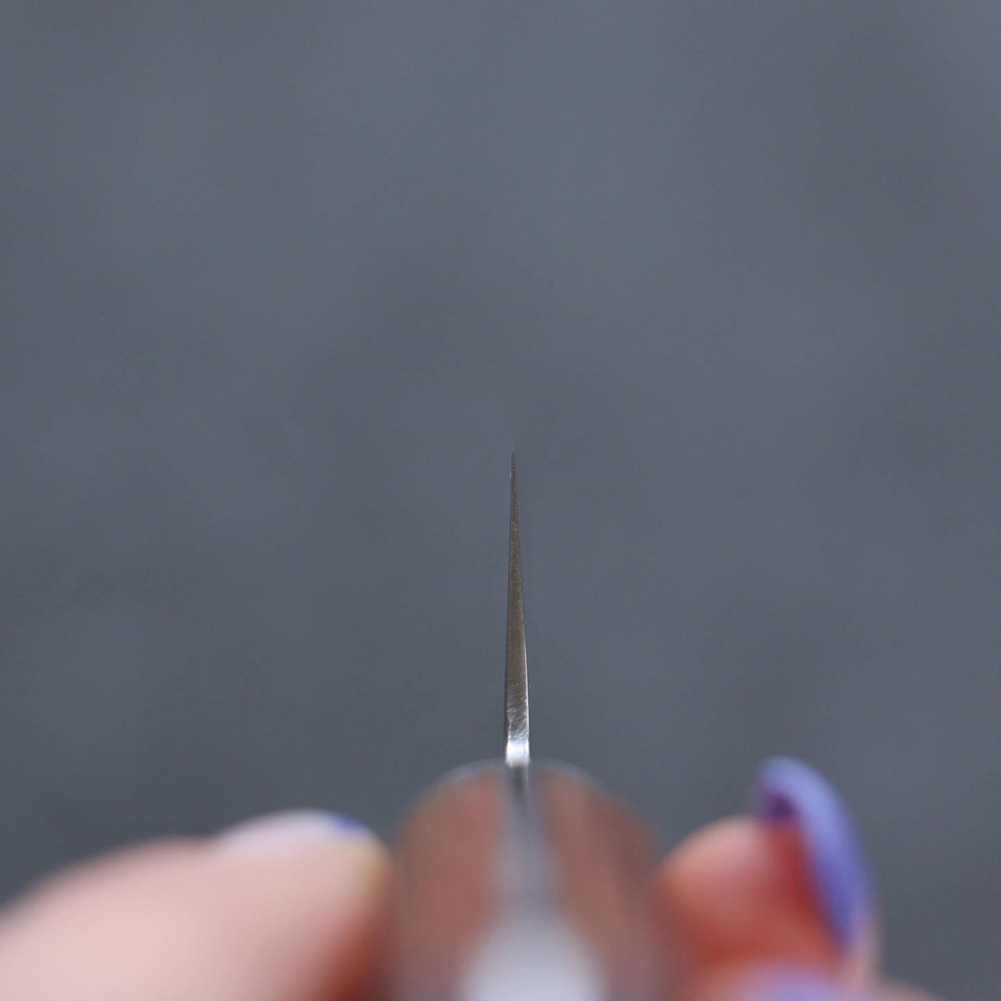 堺 孝行 V金5号 鎚目 ペティーナイフ 150mm 茶合板柄 - 清助刃物