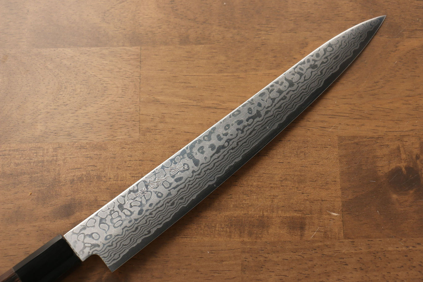 堺 孝行 銀河 ZA-18 ダマスカス 筋引包丁 240mm ウェンジ柄 - 清助刃物