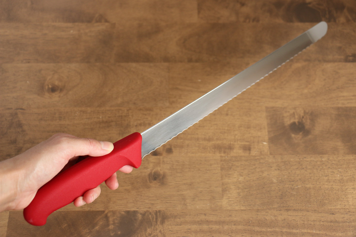 VICTORINOX ステンレス鋼 ウェーブナイフ 300mm プラスチック柄 - 清助刃物