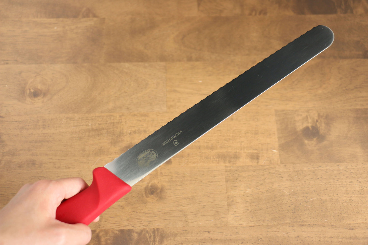 VICTORINOX ステンレス鋼 ウェーブナイフ 250mm プラスチック柄 - 清助刃物